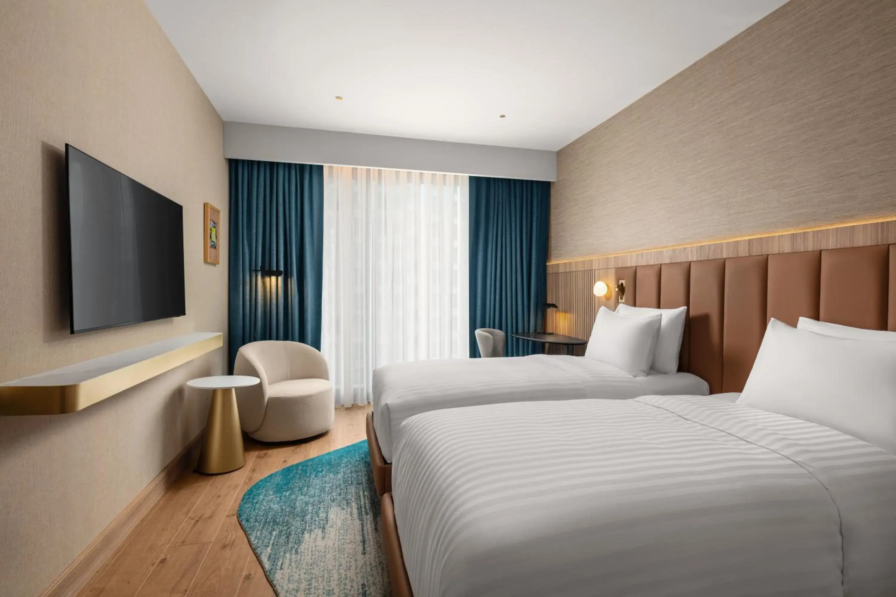 Premium Twin Room with City View in Courtyard by Marriott Prishtina Premium Twin Room with City View in Courtyard by Marriott Prishtina