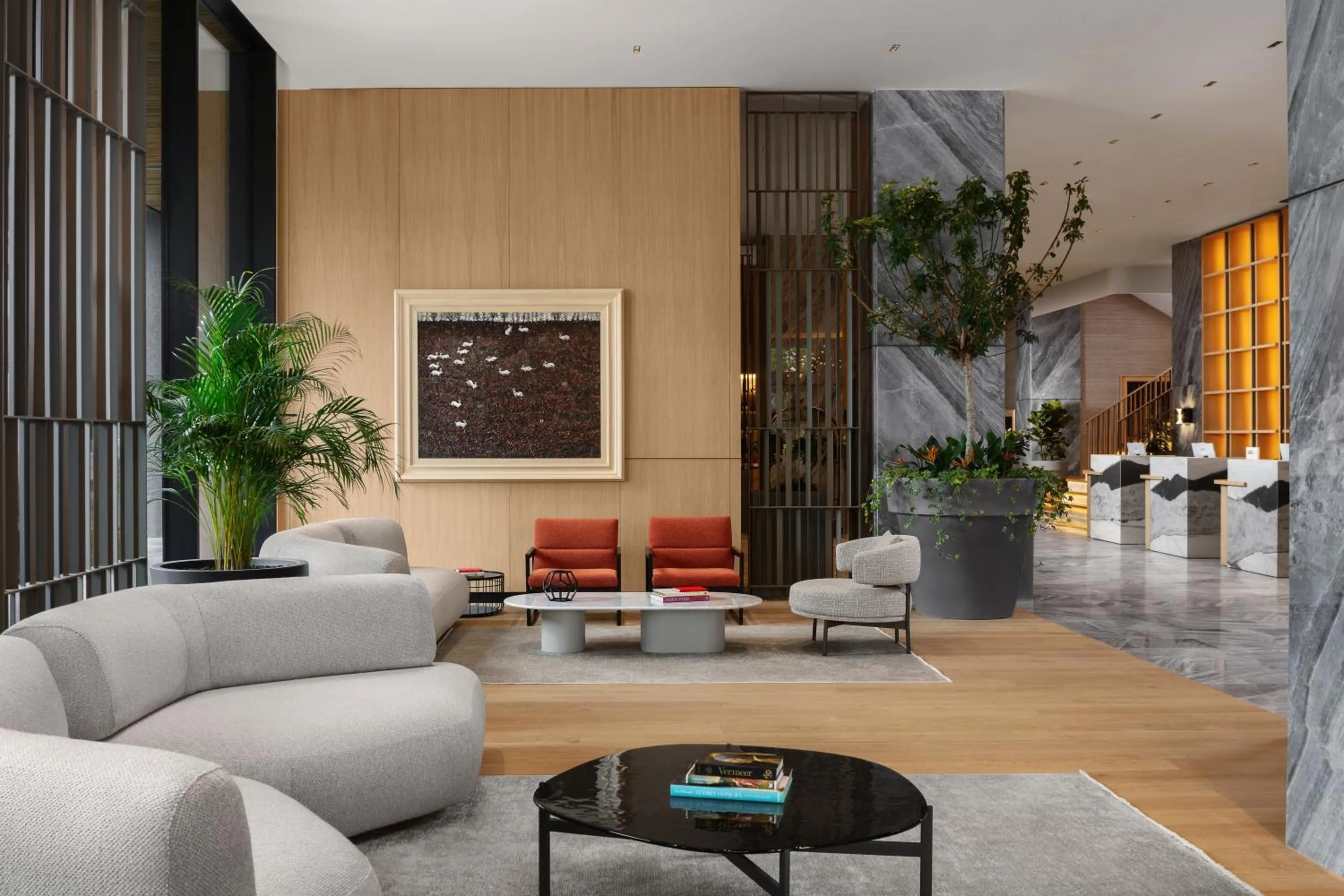 Lobby or reception in Courtyard by Marriott Prishtina