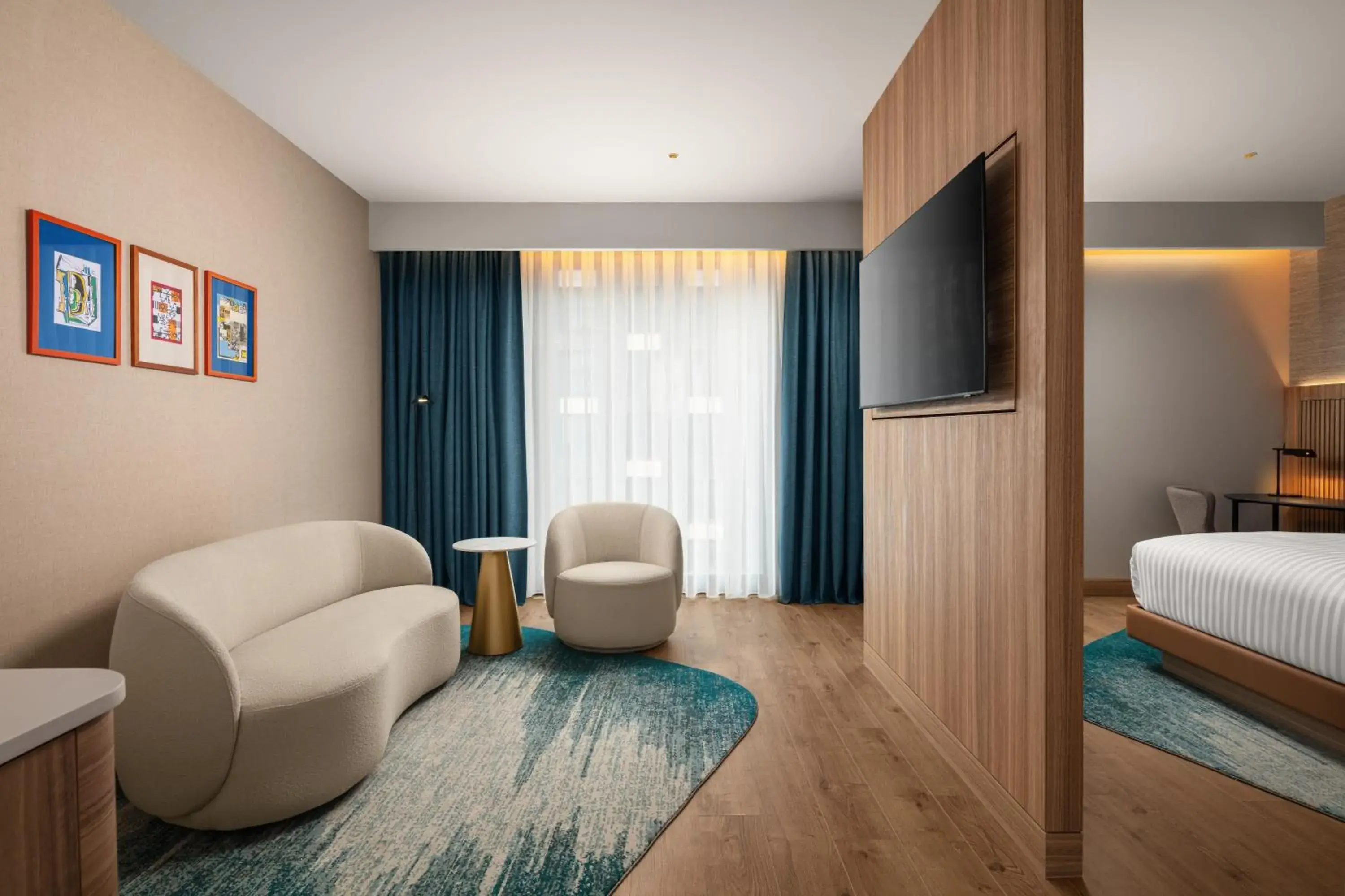 Deluxe King Room with City View in Courtyard by Marriott Prishtina Deluxe King Room with City View in Courtyard by Marriott Prishtina