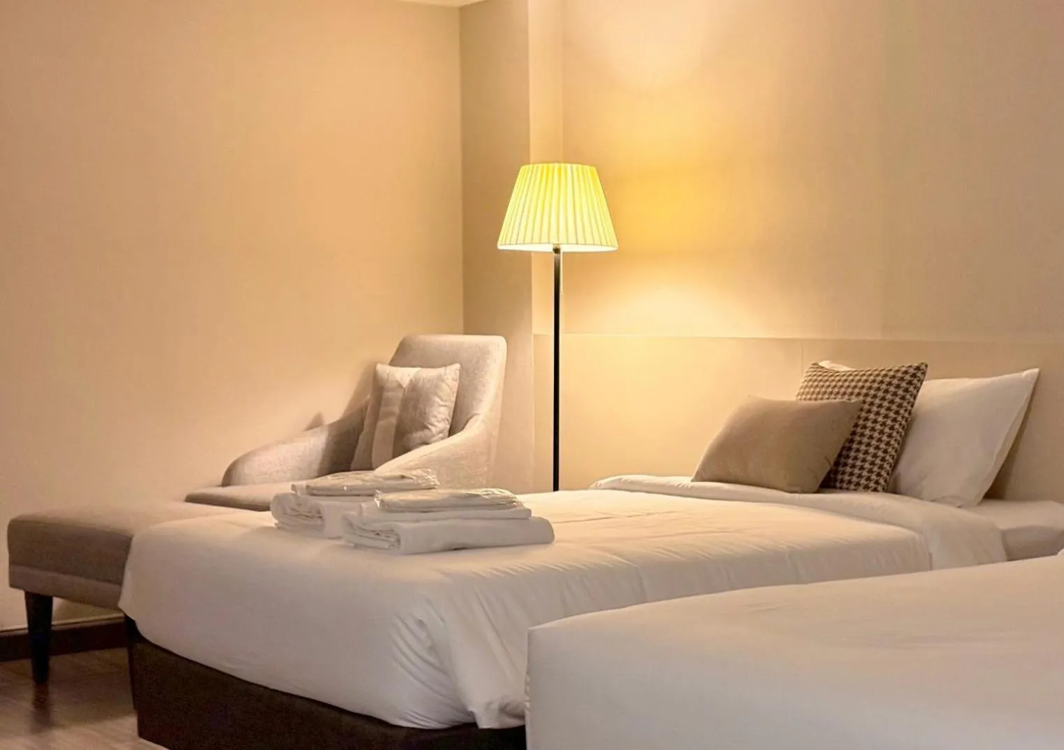 Bed in Miloft Suvarnabhumi Airport Hotel