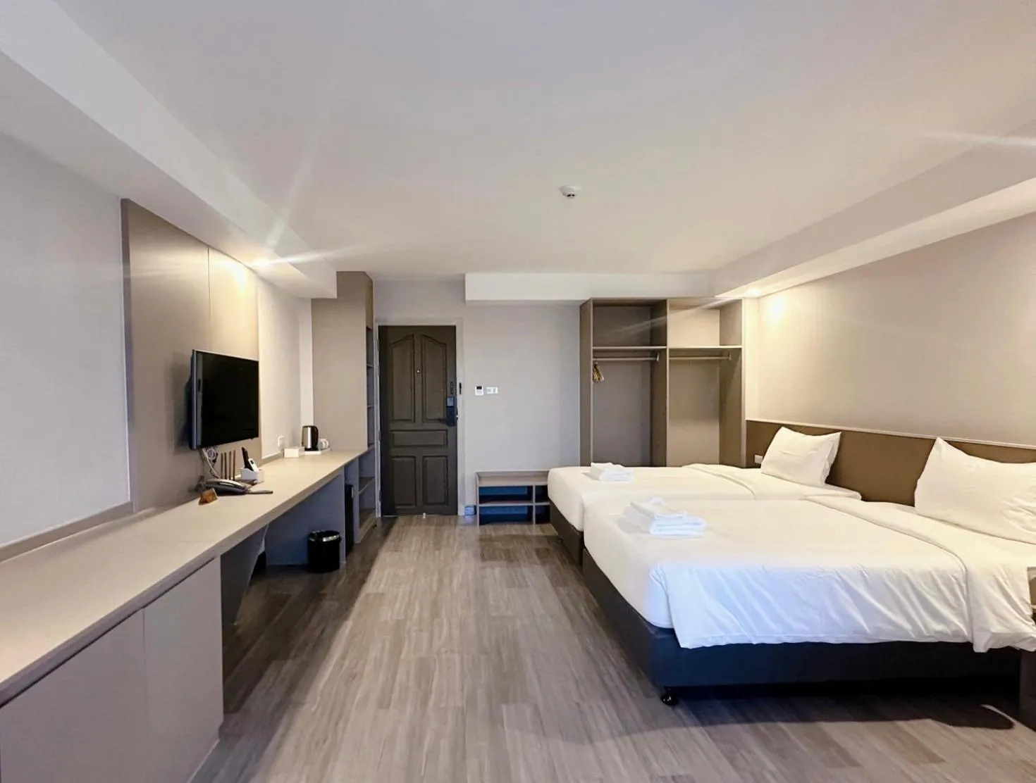 Bed in Miloft Suvarnabhumi Airport Hotel