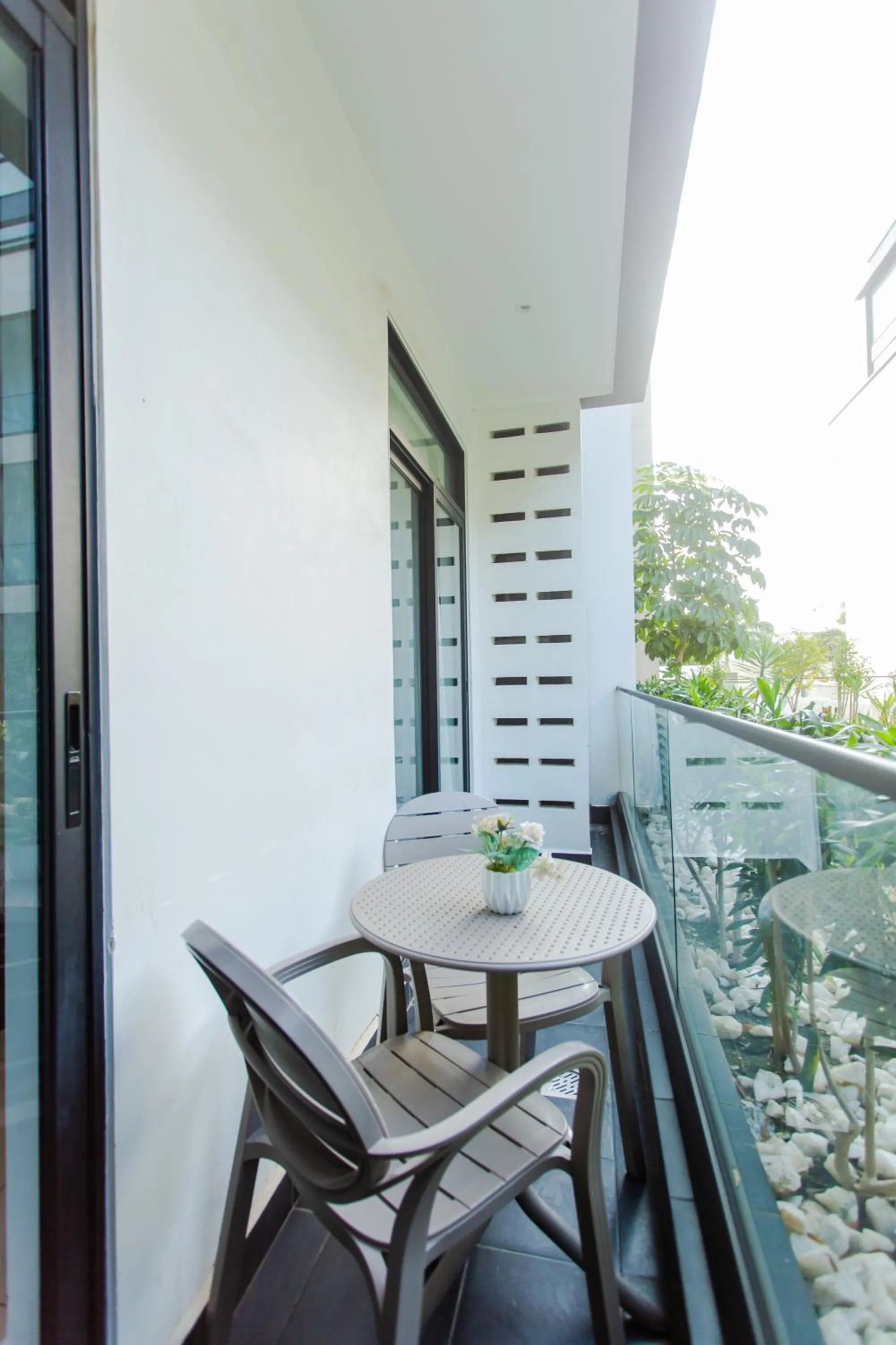 Patio in Accra Luxury Apartments at Embassy Gardens