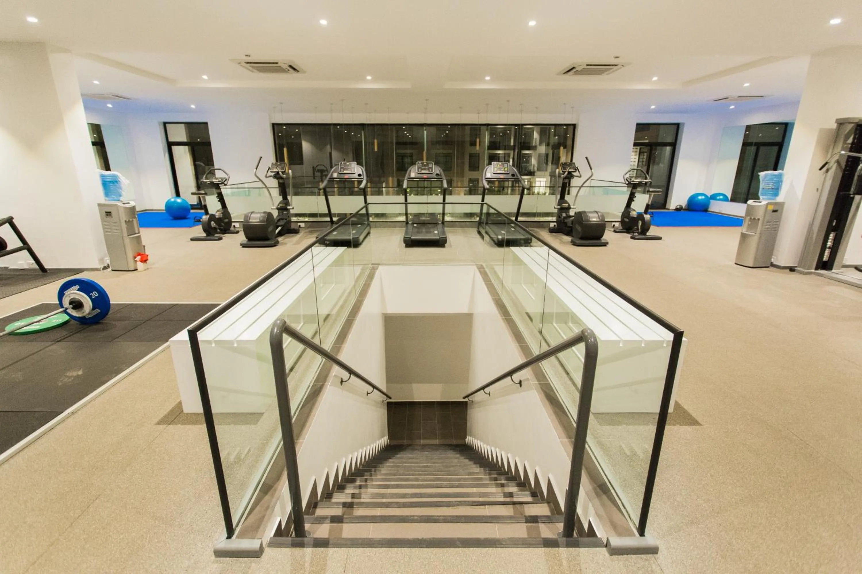 Fitness centre/facilities in Accra Luxury Apartments at Embassy Gardens