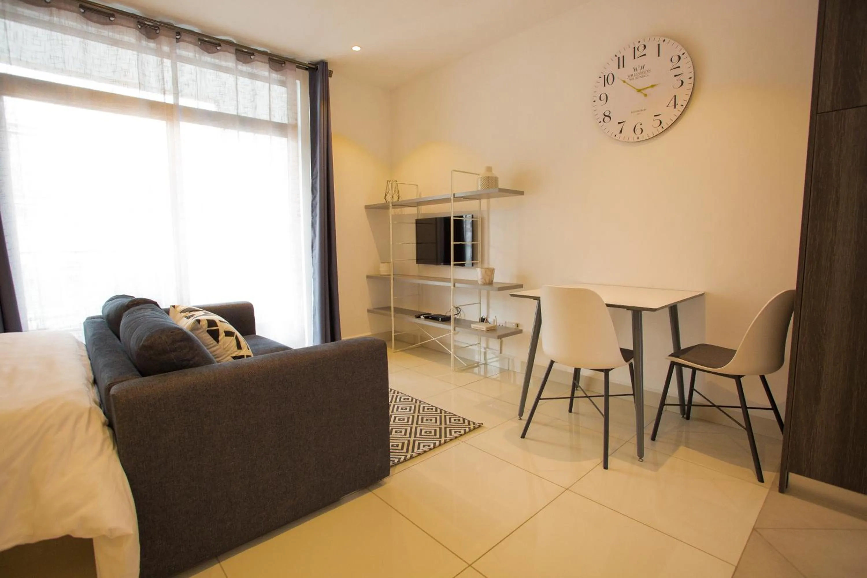 Living room in Accra Luxury Apartments at Embassy Gardens