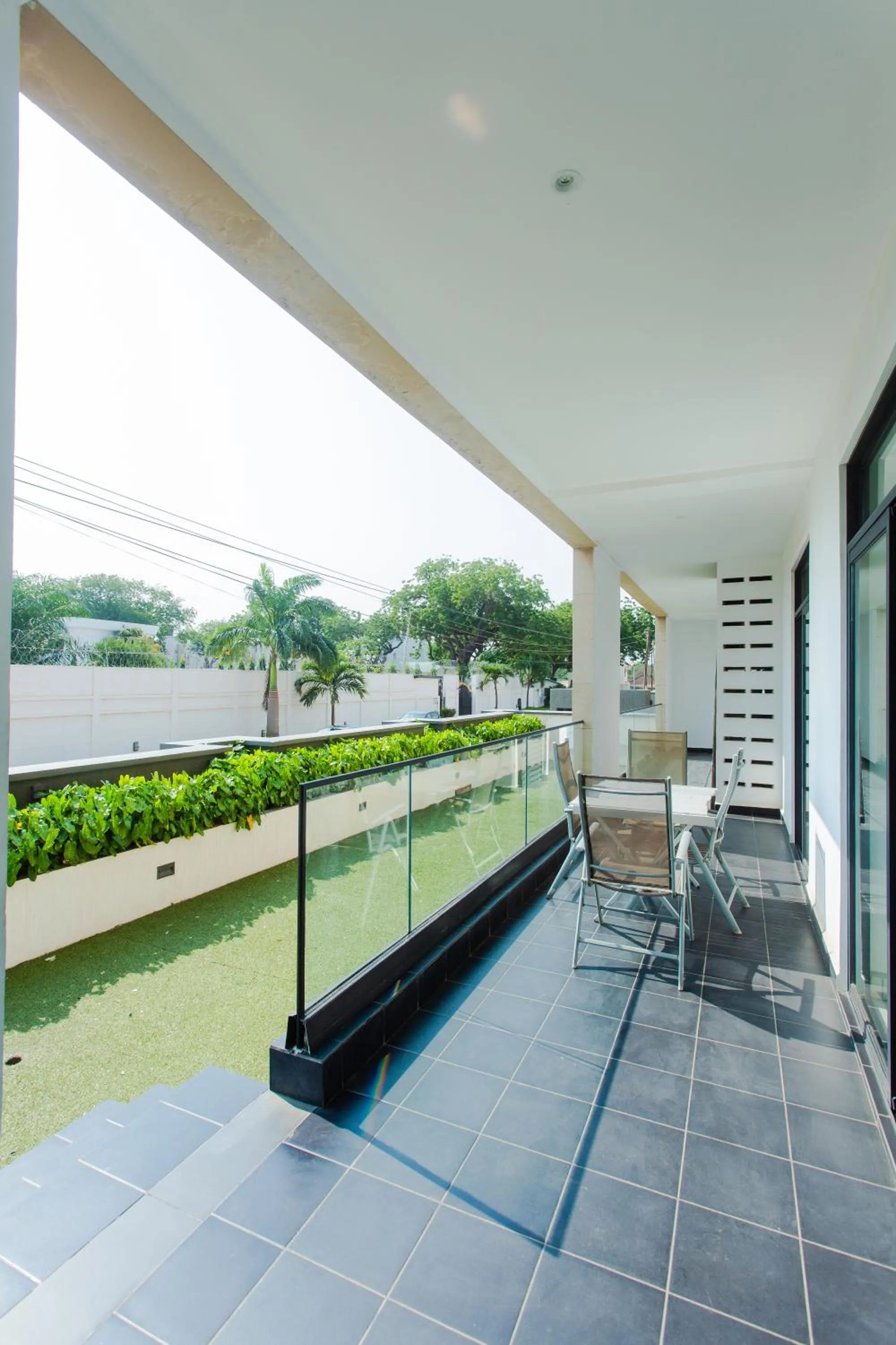 Patio in Accra Luxury Apartments at Embassy Gardens