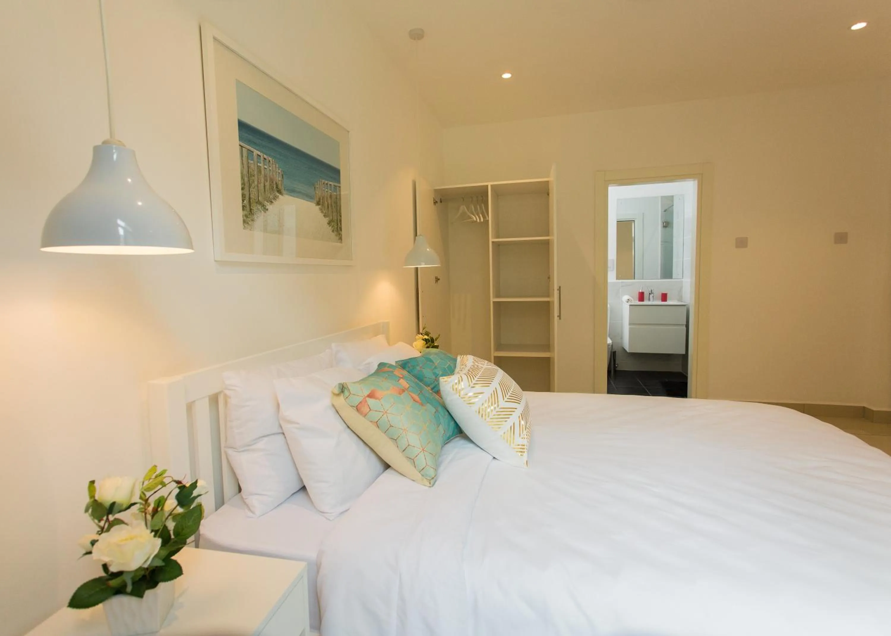 Bed in Accra Luxury Apartments at Embassy Gardens