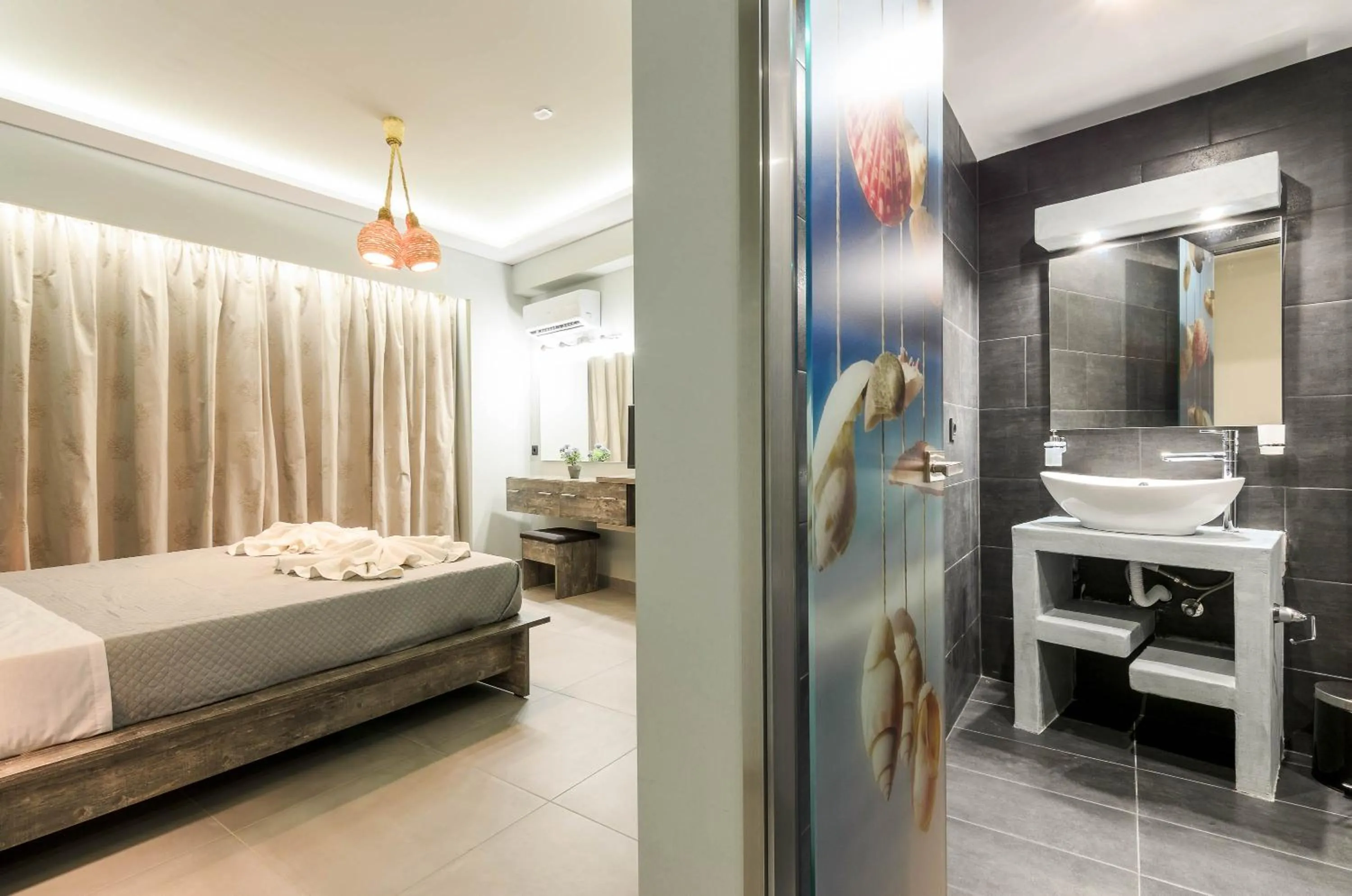 Bed in Artemis Apartments