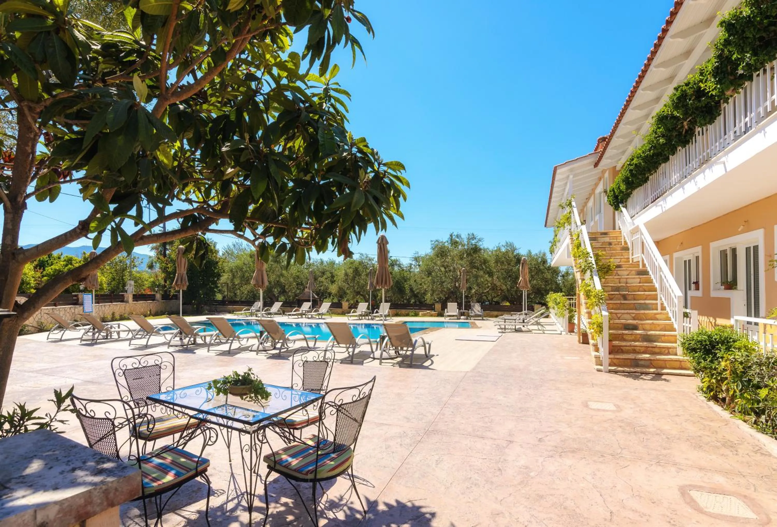 Patio in Artemis Apartments