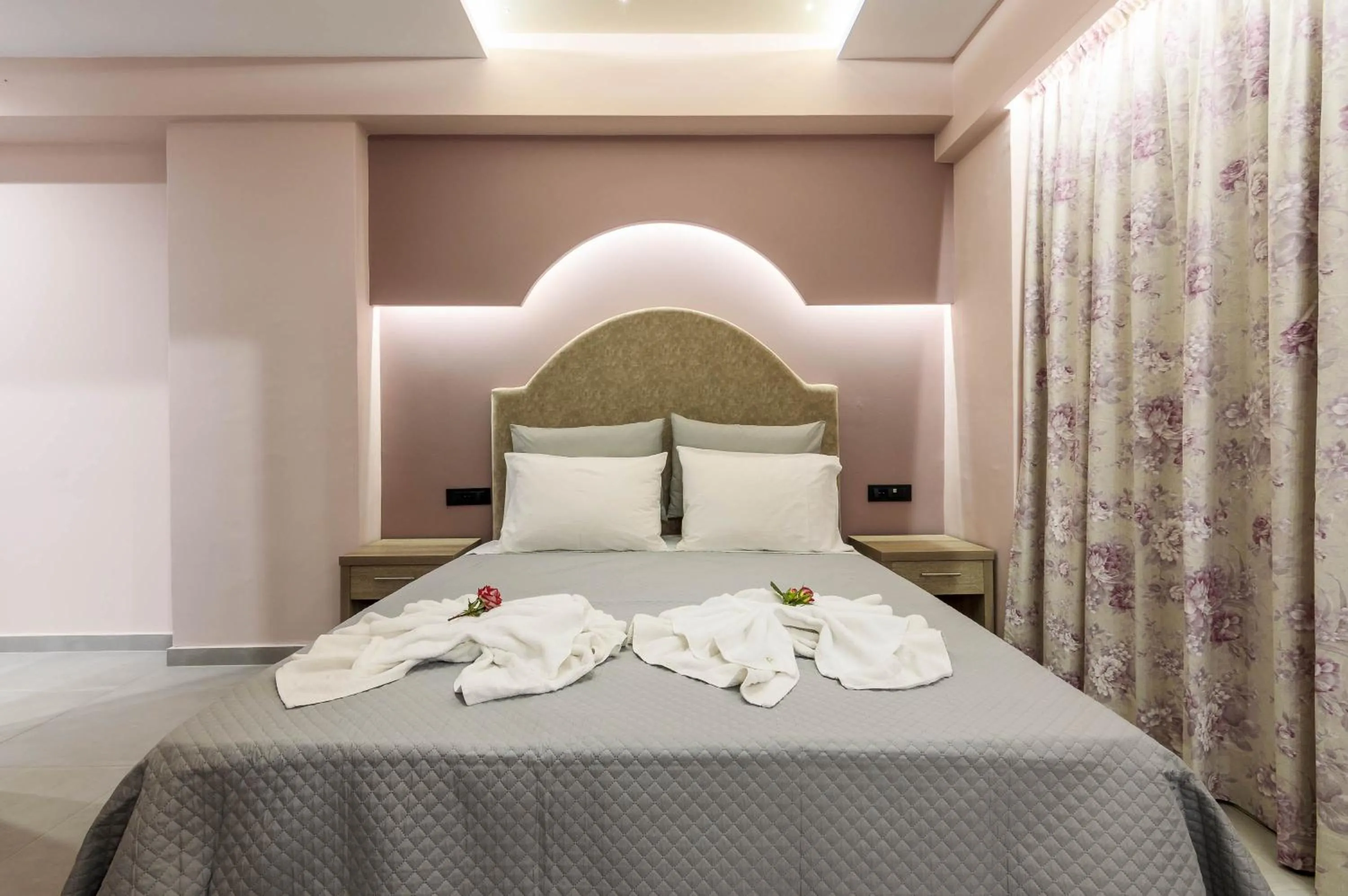 Bed in Artemis Apartments