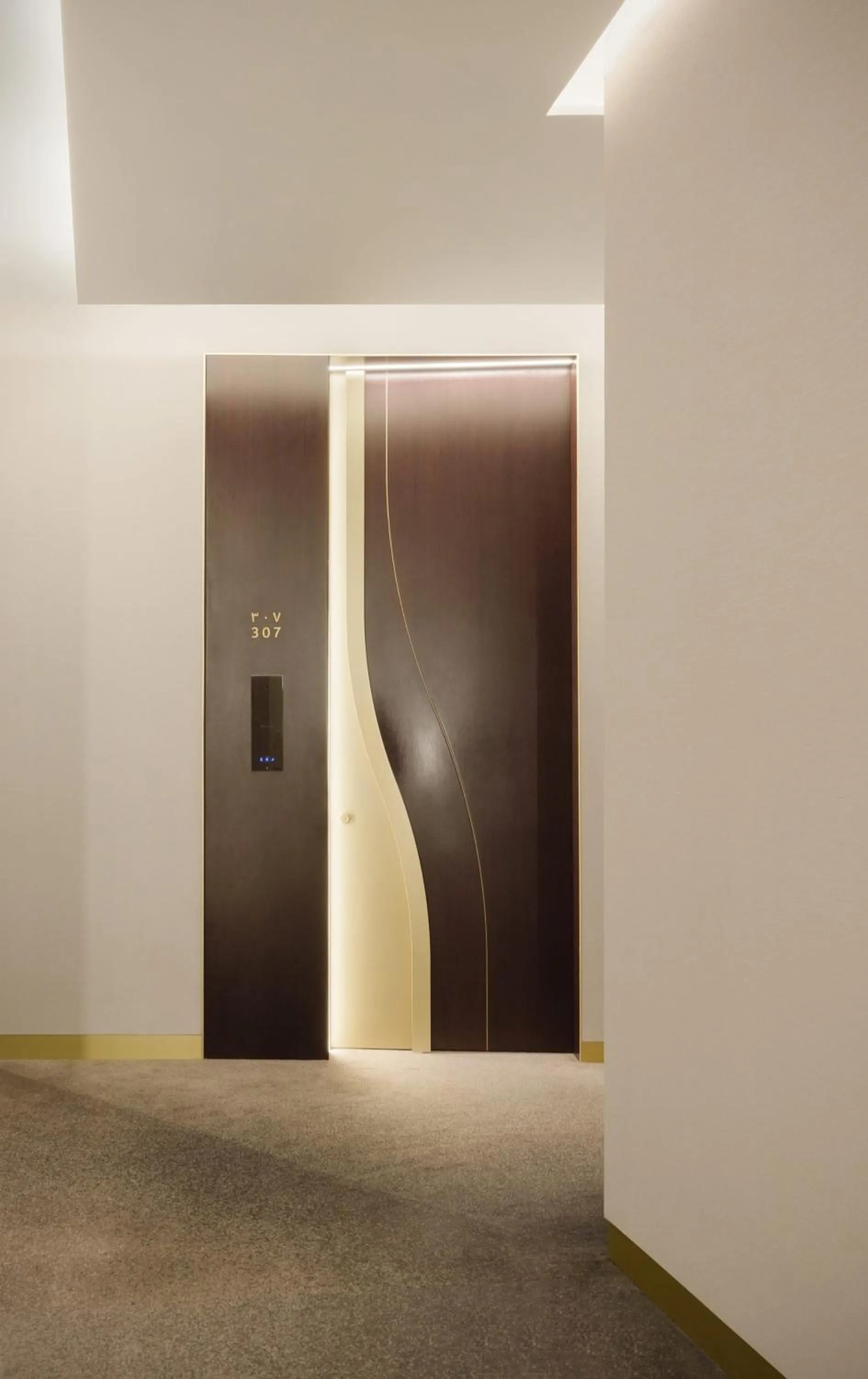 elevator in ME Dubai Residences