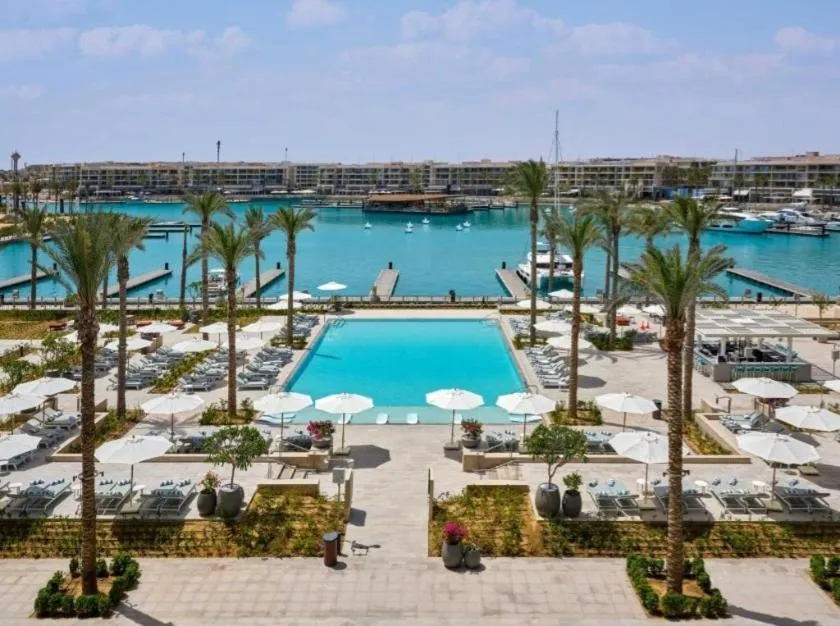 Bird's eye view in Apartment at Vida Marina Resort Marassi