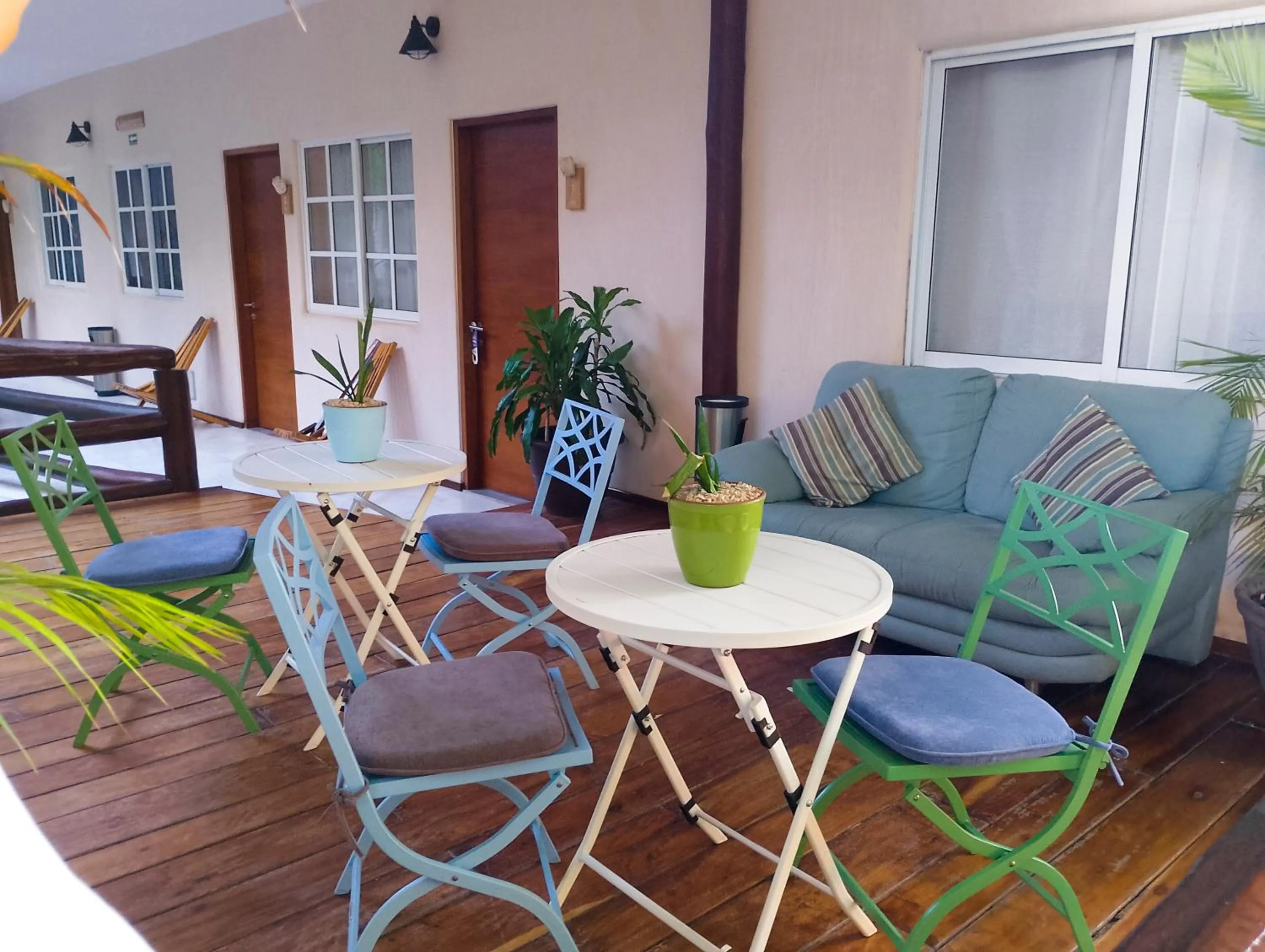 Seating area in Quinta Margarita - Boho Chic Hotel