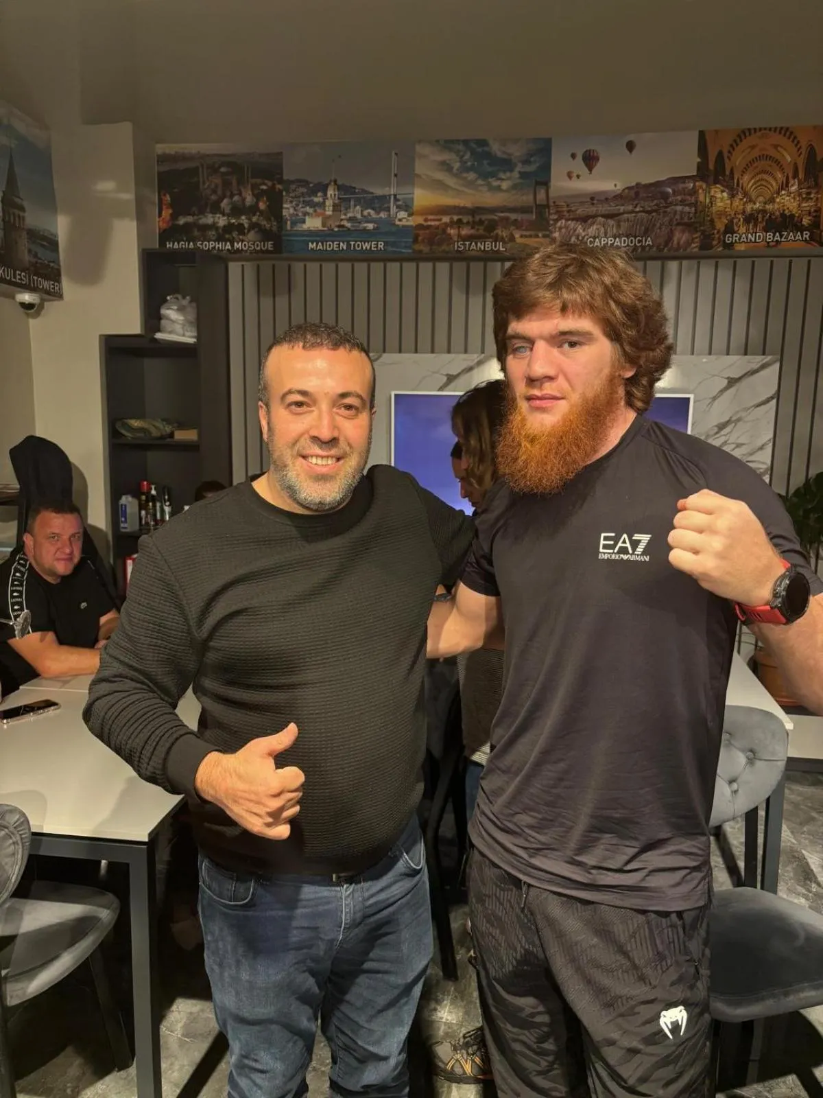 People in BZN Airport Hotel