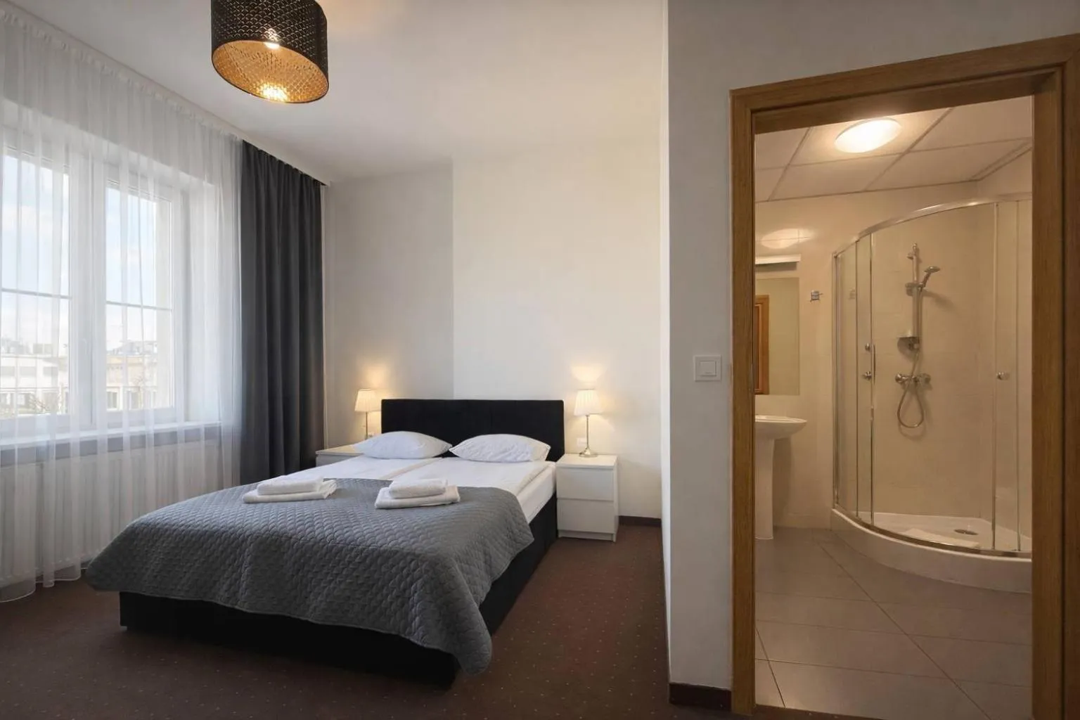 Bed in Hotel Mazowiecki WOW