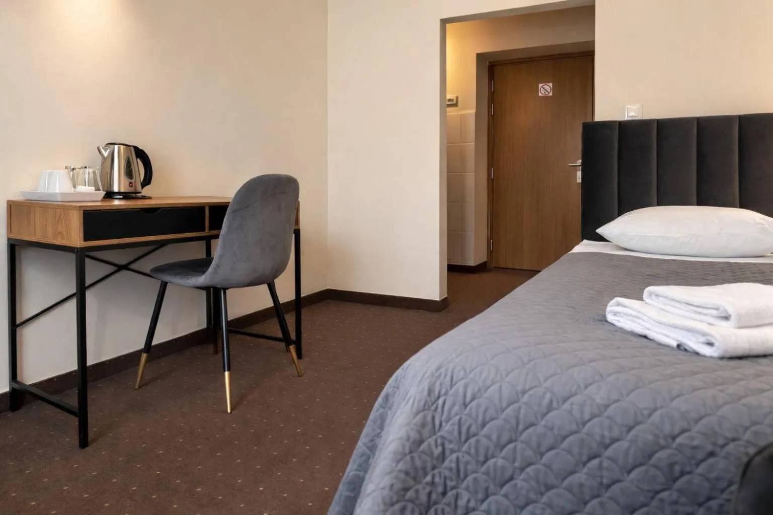 Bed in Hotel Mazowiecki WOW