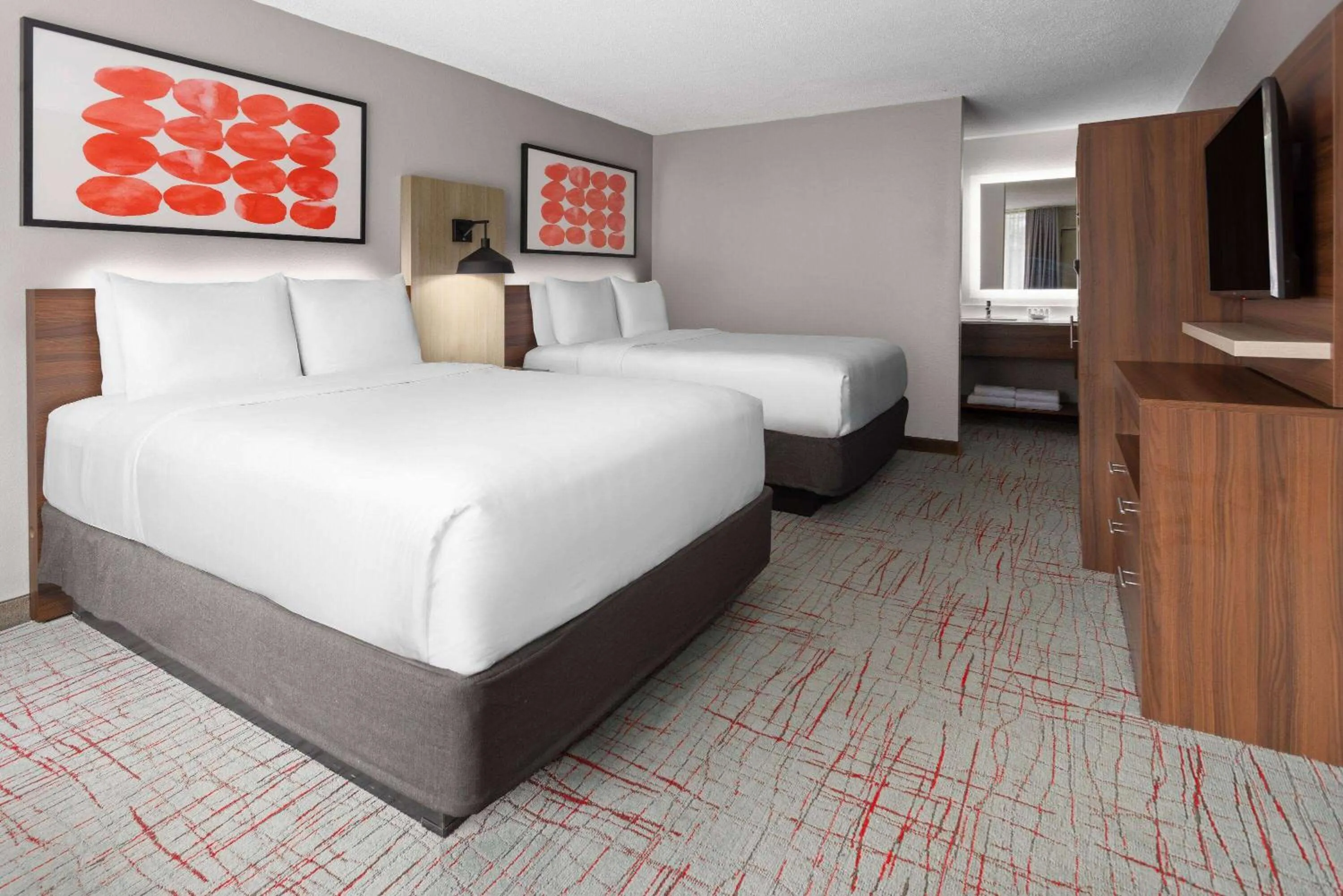 Photo of the whole room, Bed in Hawthorn Extended Stay by Wyndham Columbia-Ft Jackson