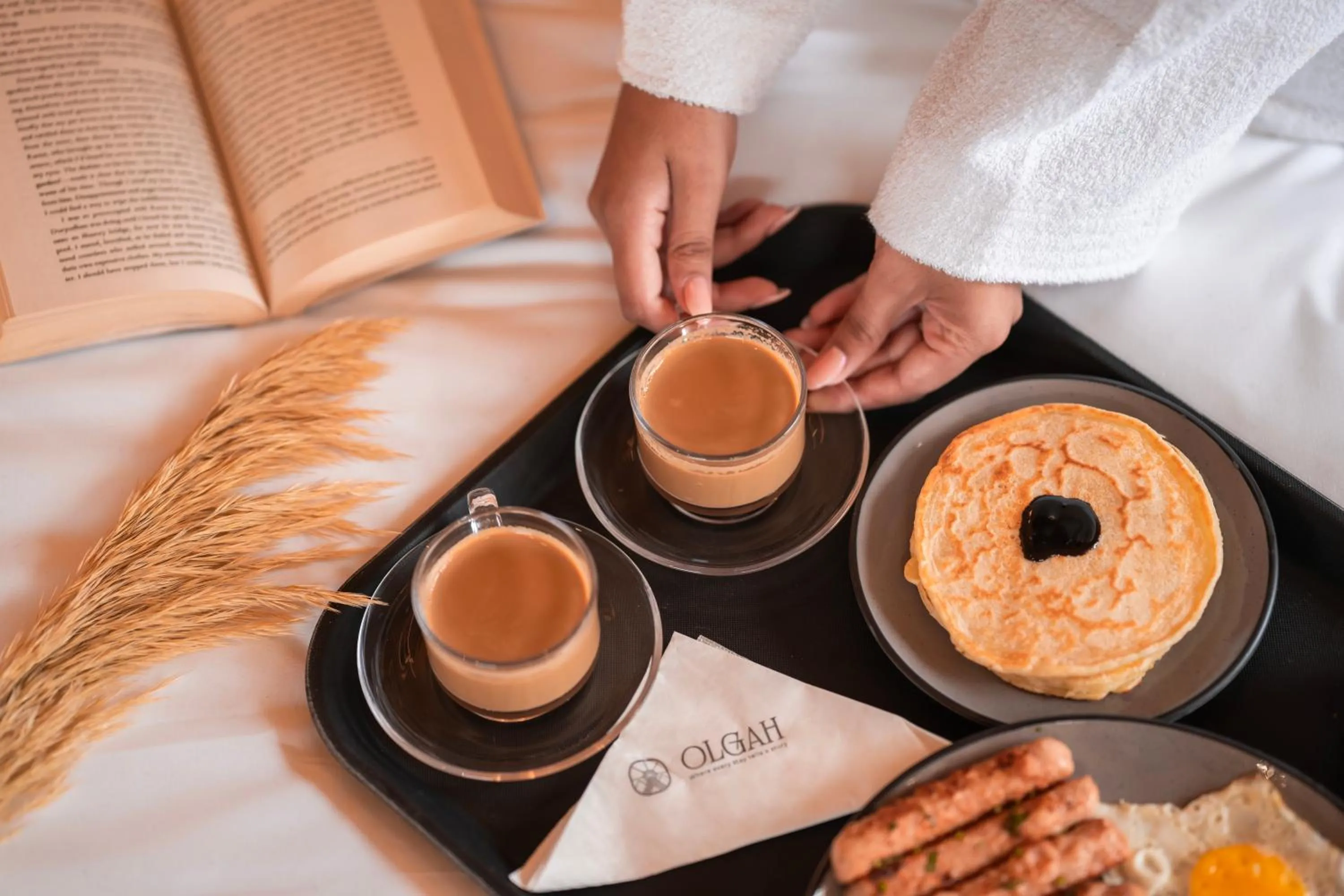 Breakfast in Olgah Manali