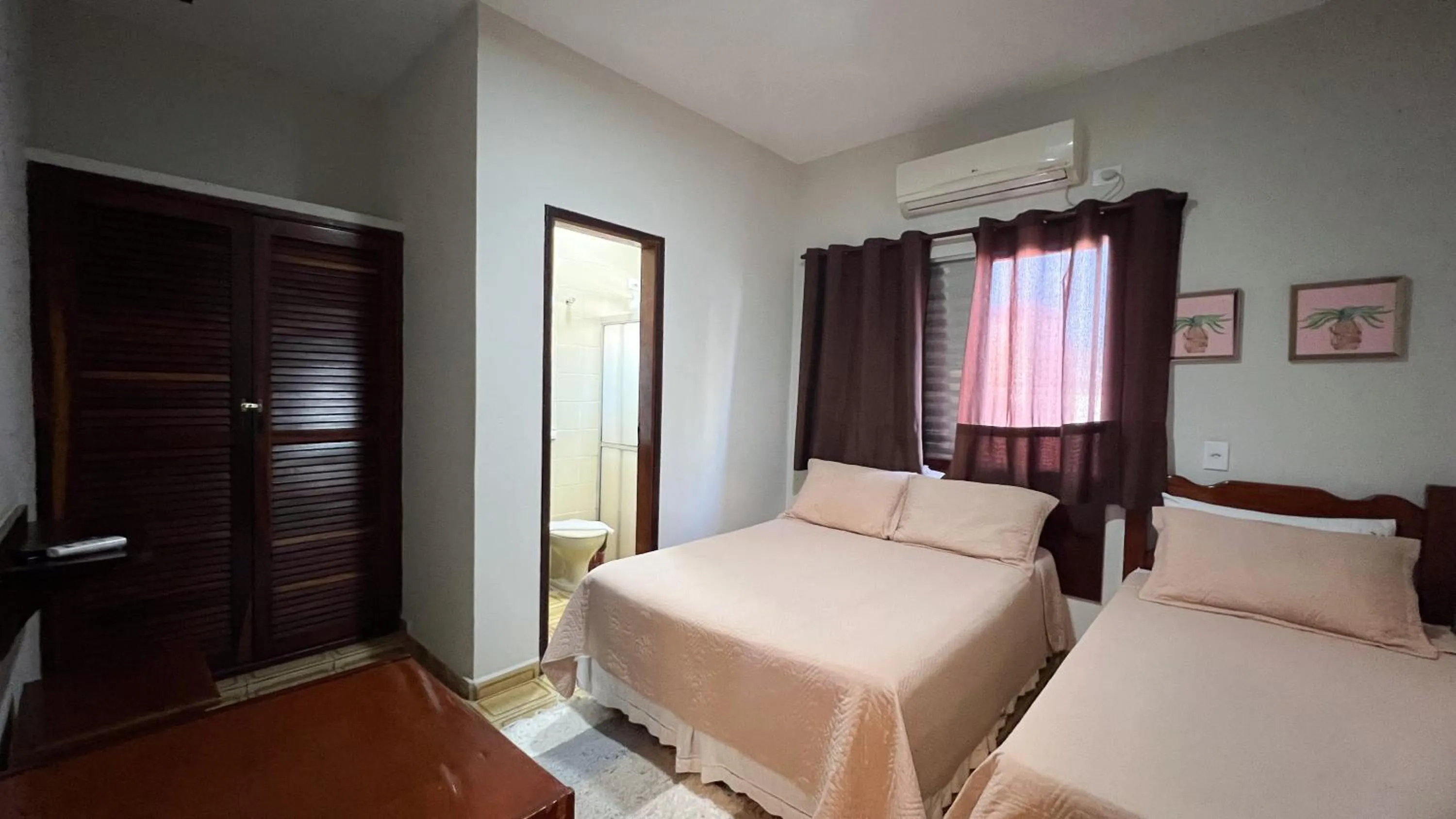 Bed in Pousada Amanhecer do Itaguá