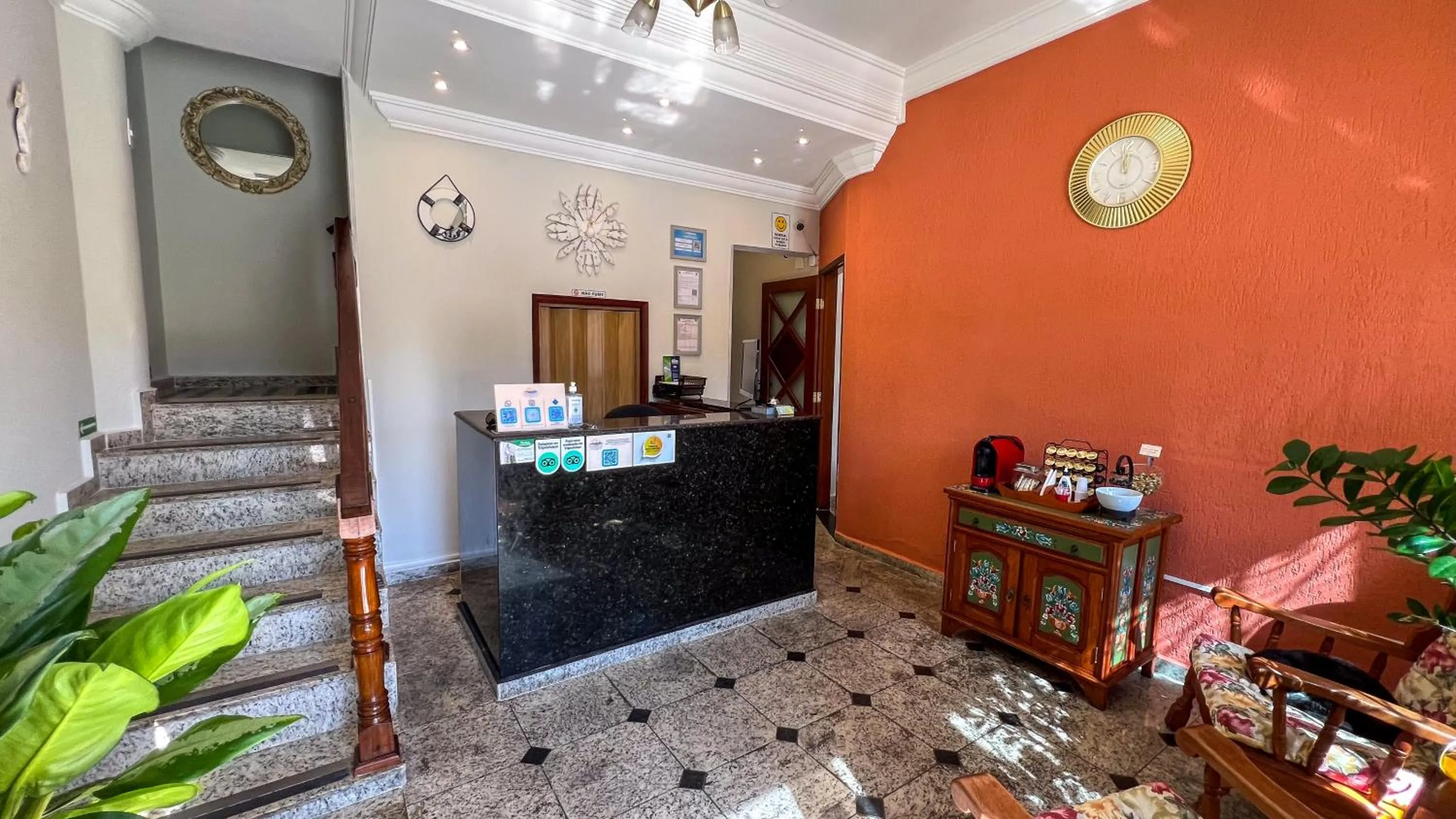 Lobby or reception in Pousada Amanhecer do Itaguá