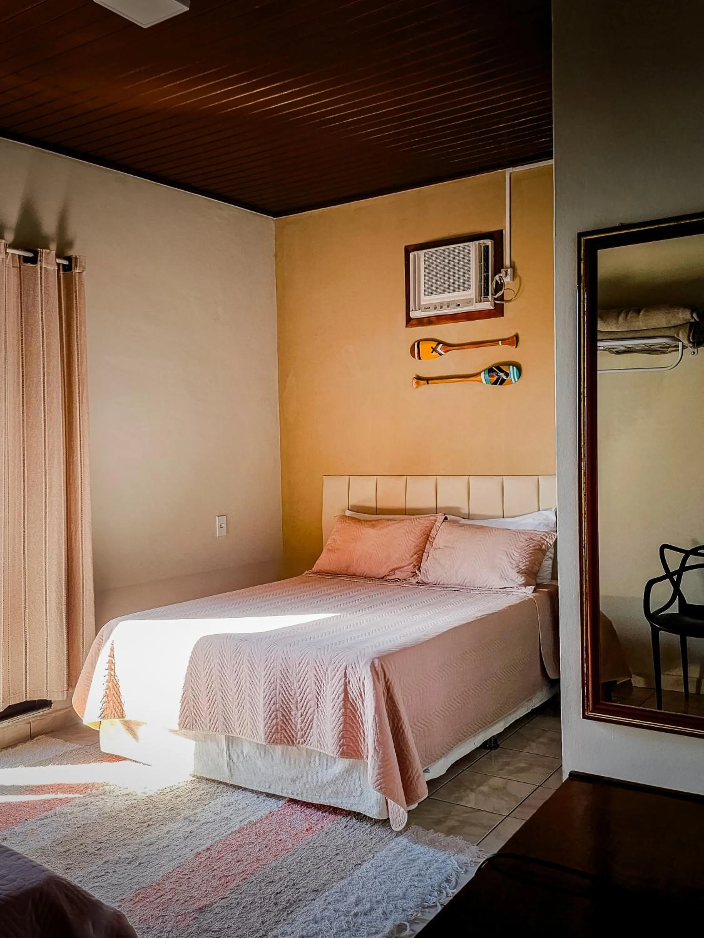 Bed in Pousada Amanhecer do Itaguá