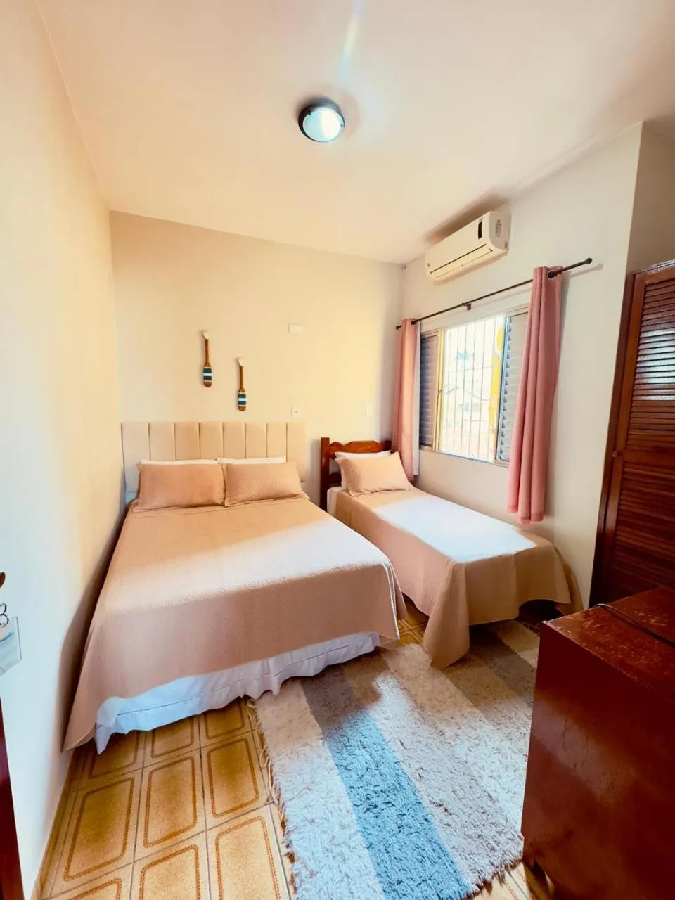 Bed in Pousada Amanhecer do Itaguá