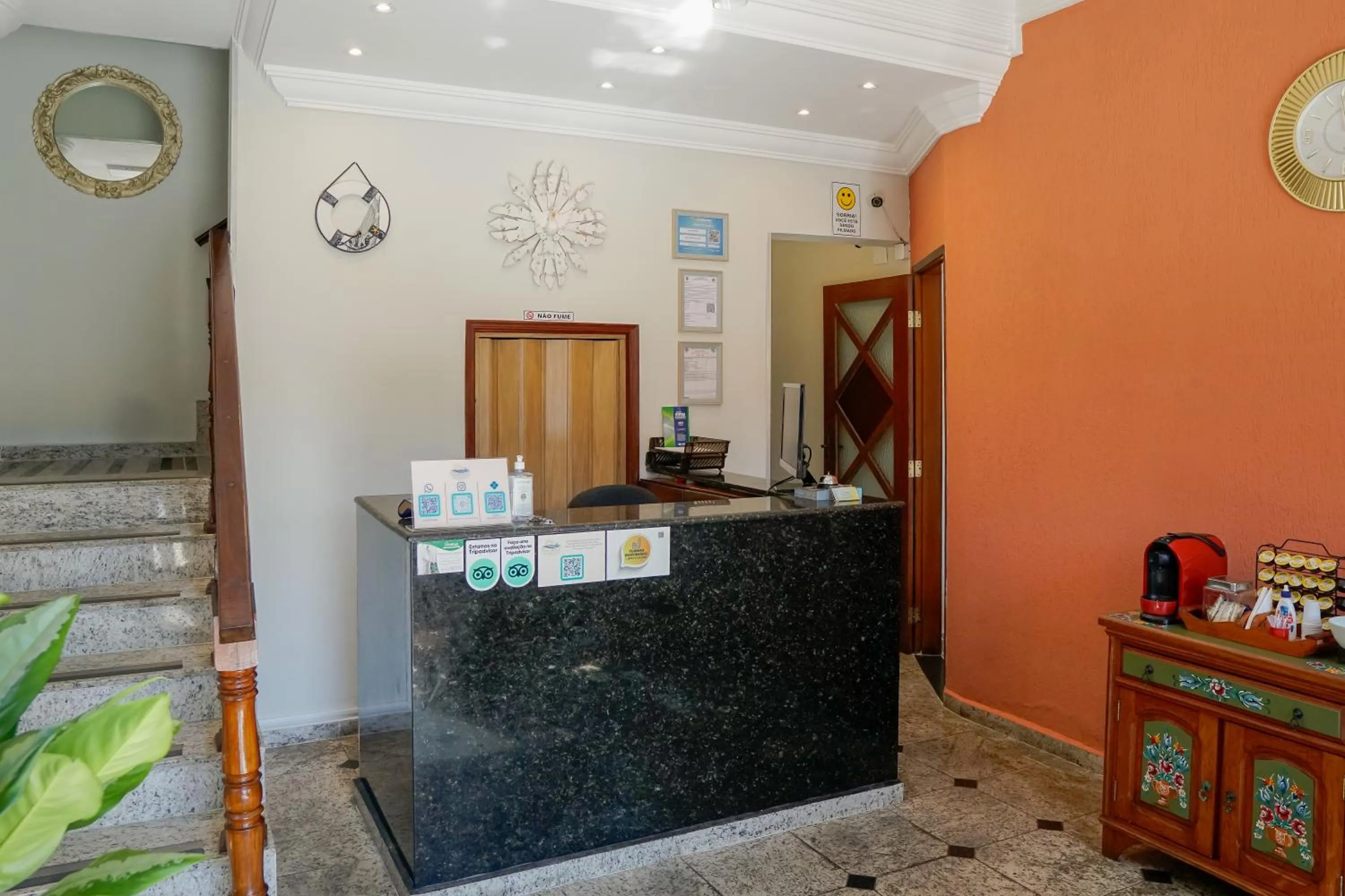 Lobby or reception in Pousada Amanhecer do Itaguá