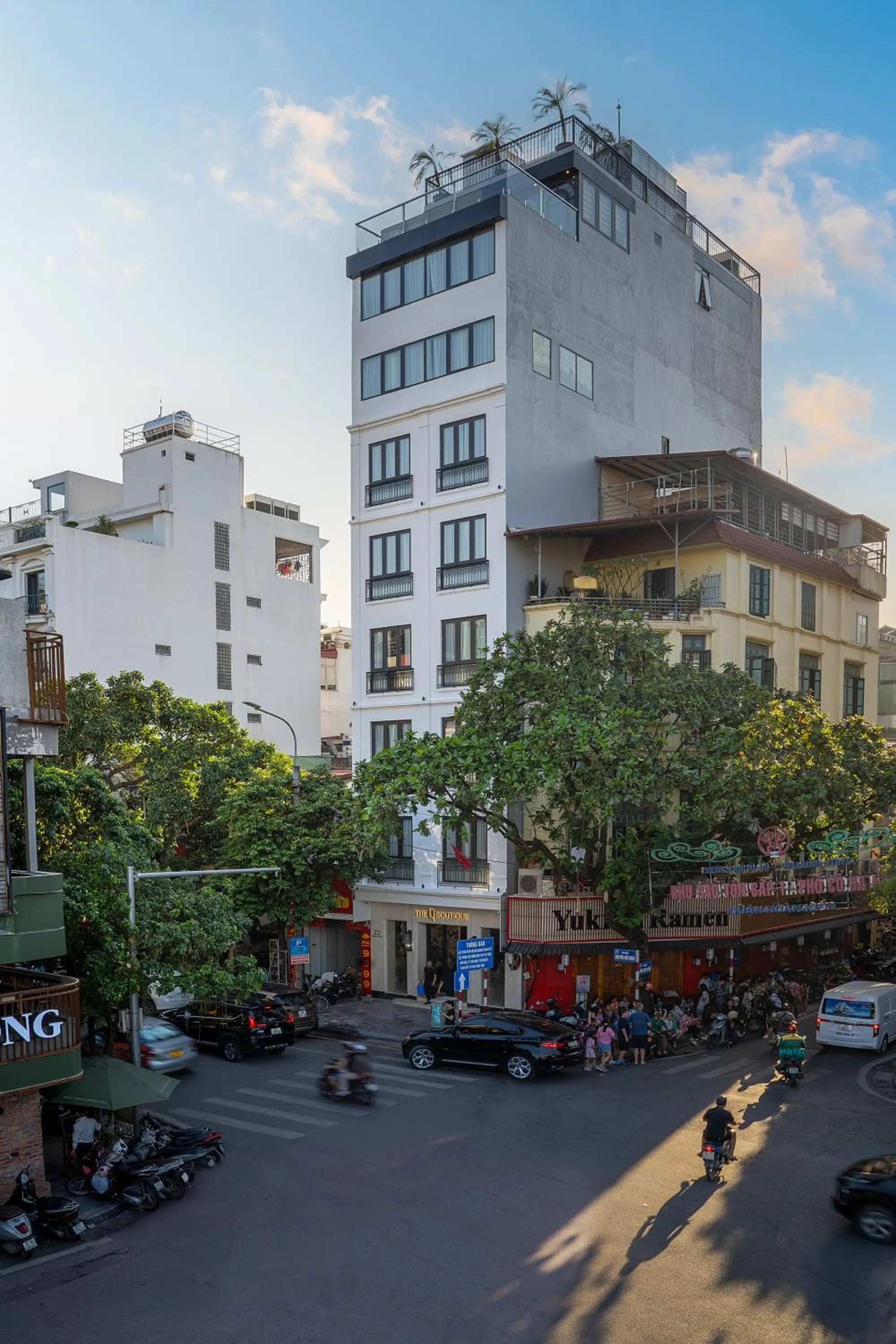 Property building in The Q Boutique Hotel