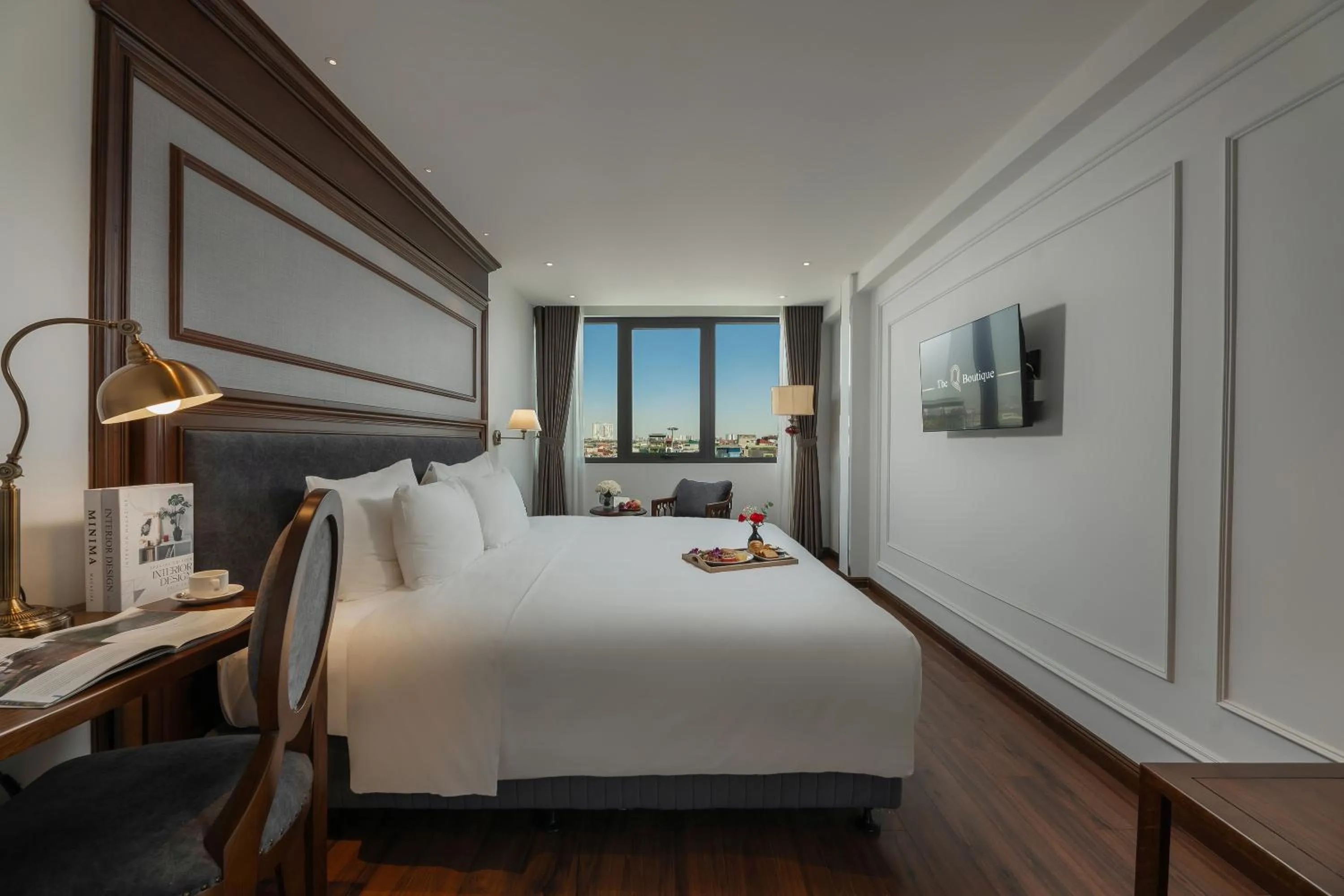 Photo of the whole room, Bed in The Q Boutique Hotel