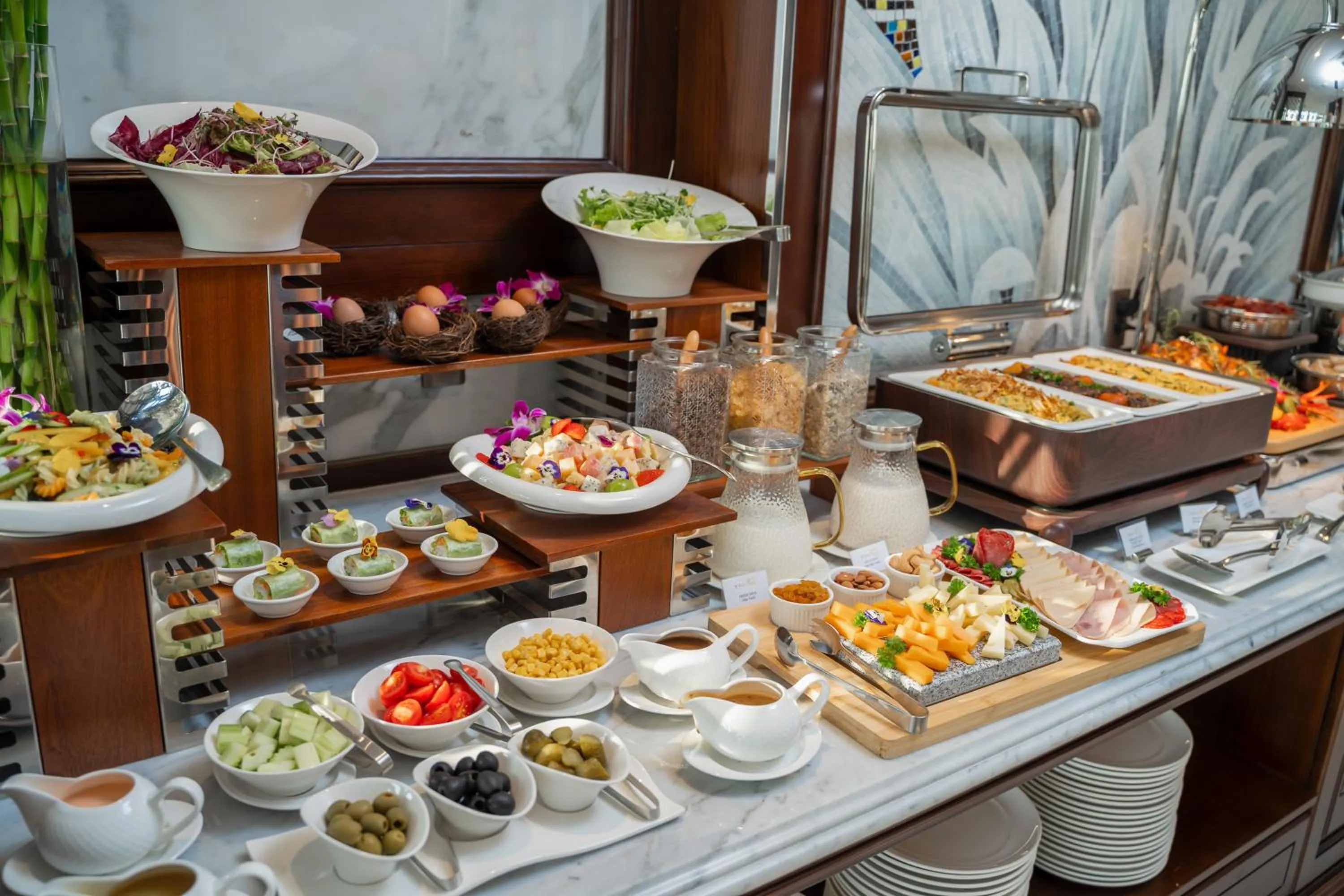 Food in The Q Boutique Hotel