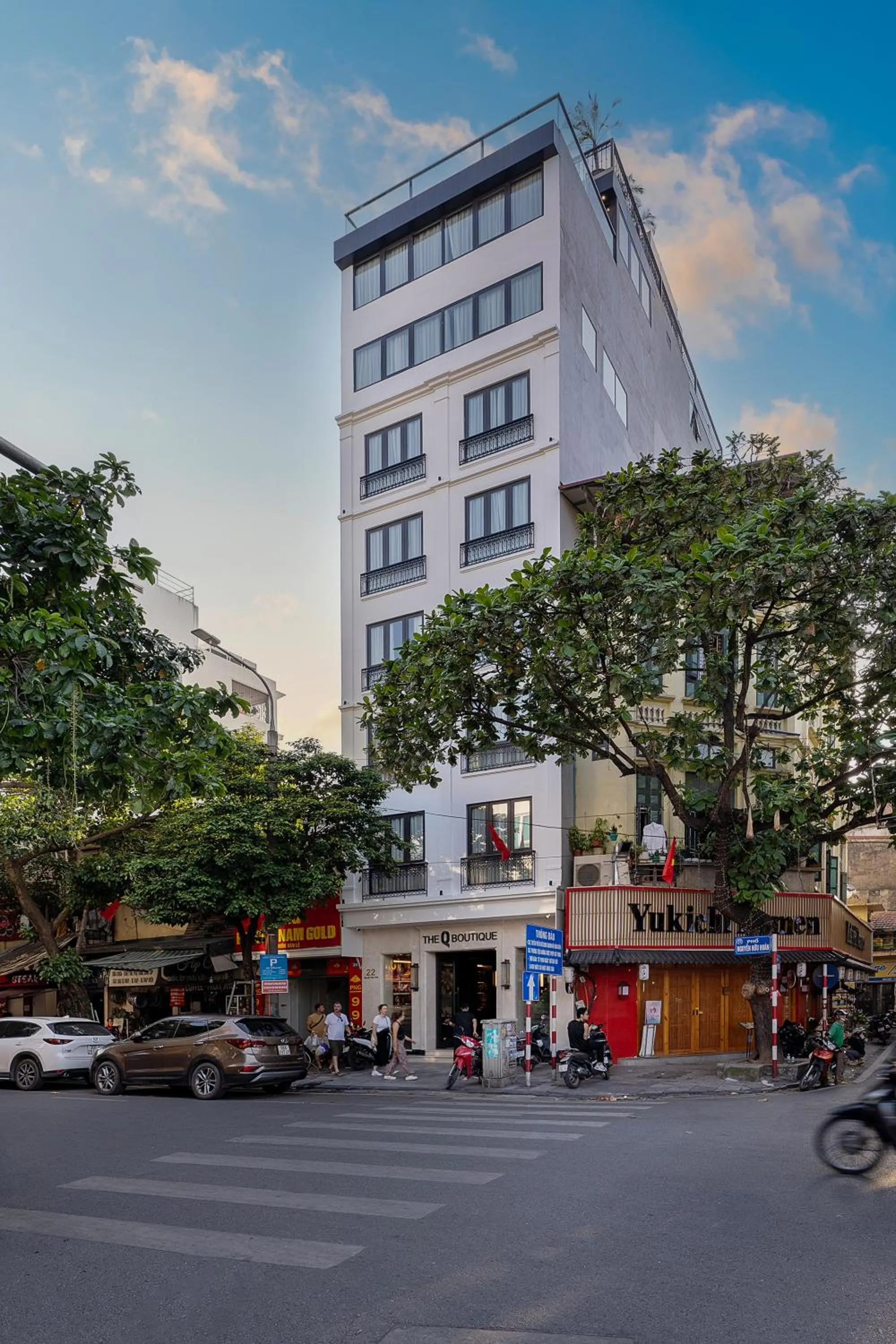 Property building in The Q Boutique Hotel