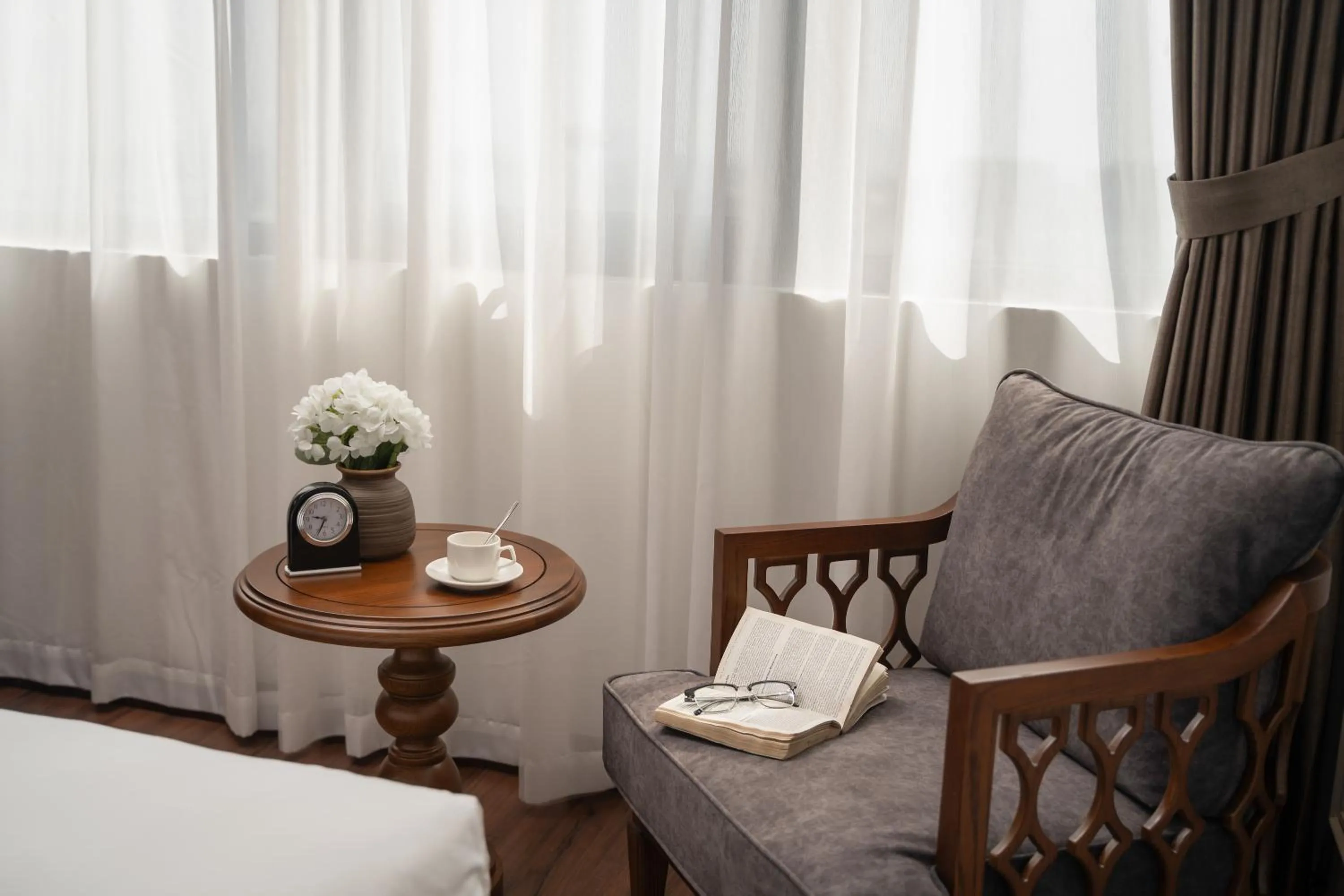 Decorative detail, Bed in The Q Boutique Hotel