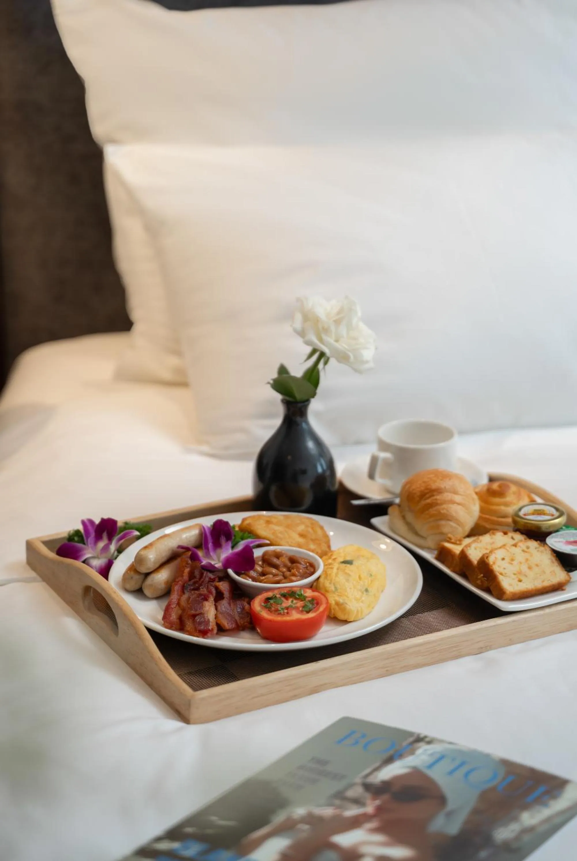 room service in The Q Boutique Hotel