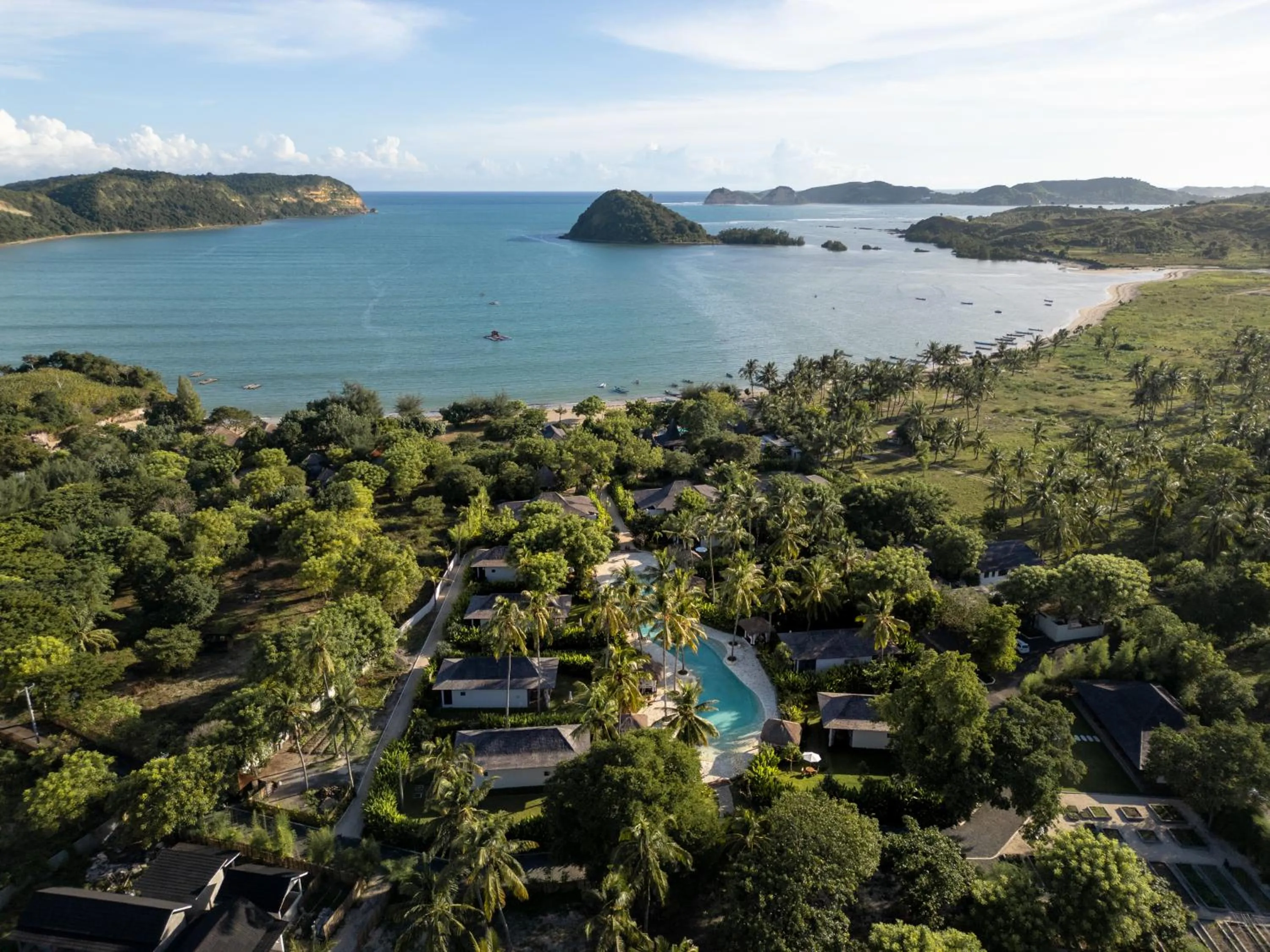 Bird's eye view in Kuara Lombok