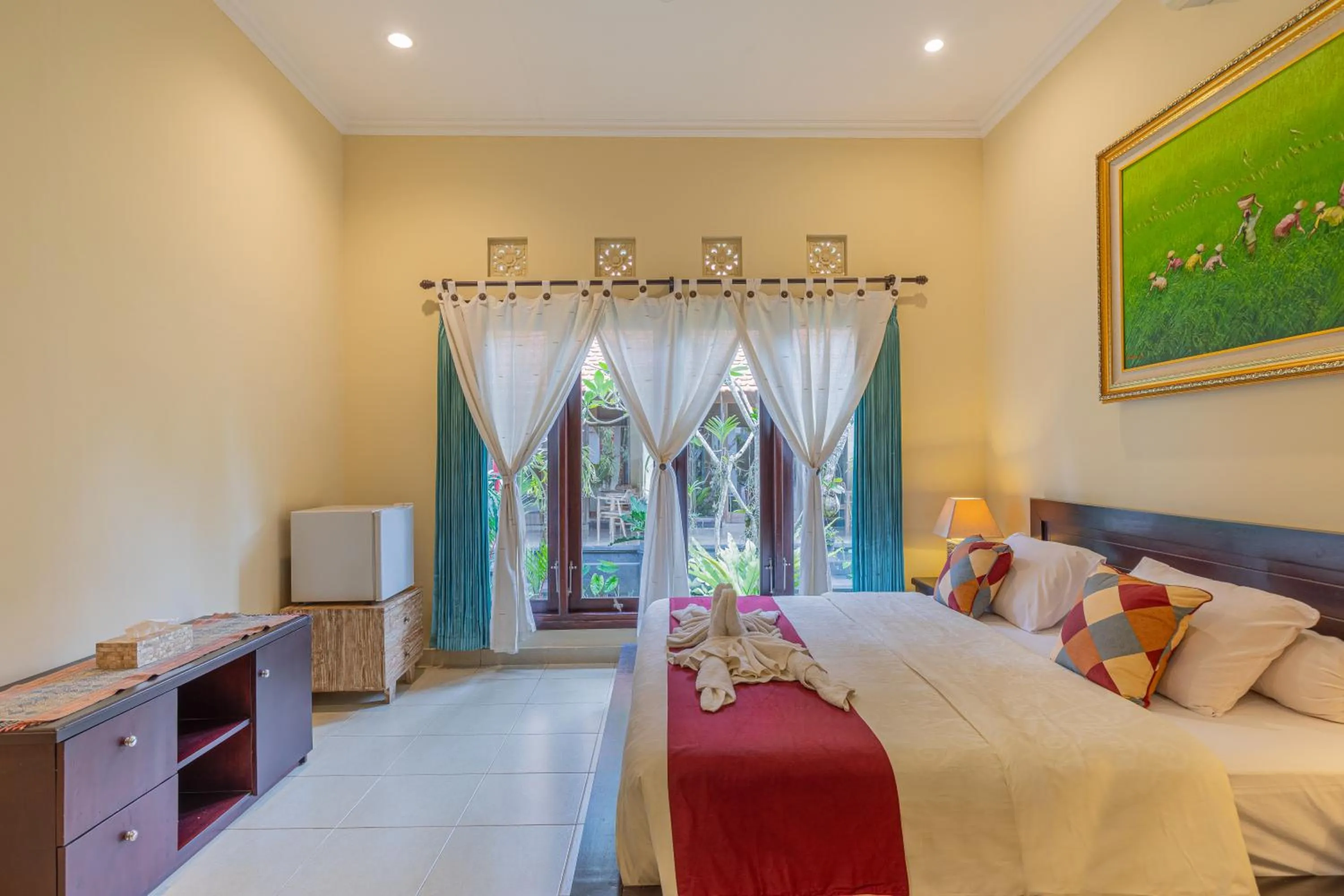 Bed in Campuhan Guesthouse