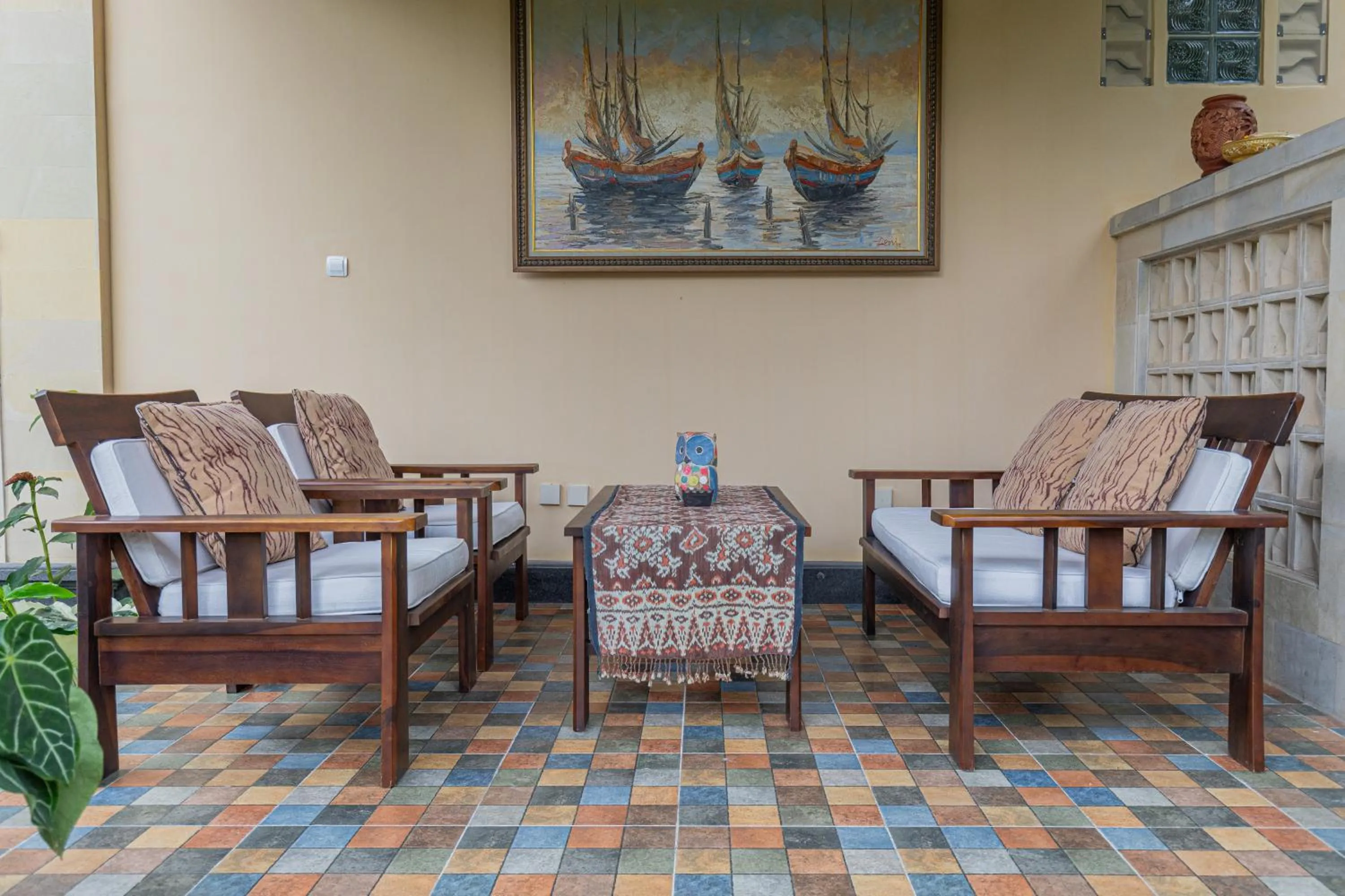 Living room in Campuhan Guesthouse