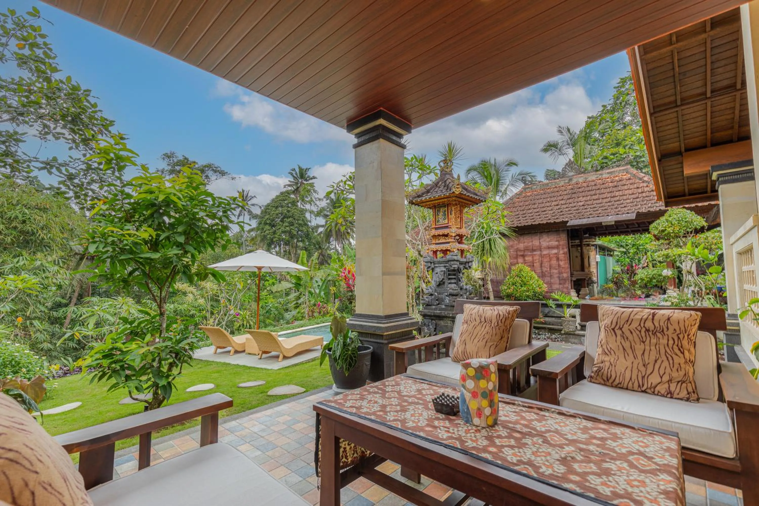 Living room in Campuhan Guesthouse