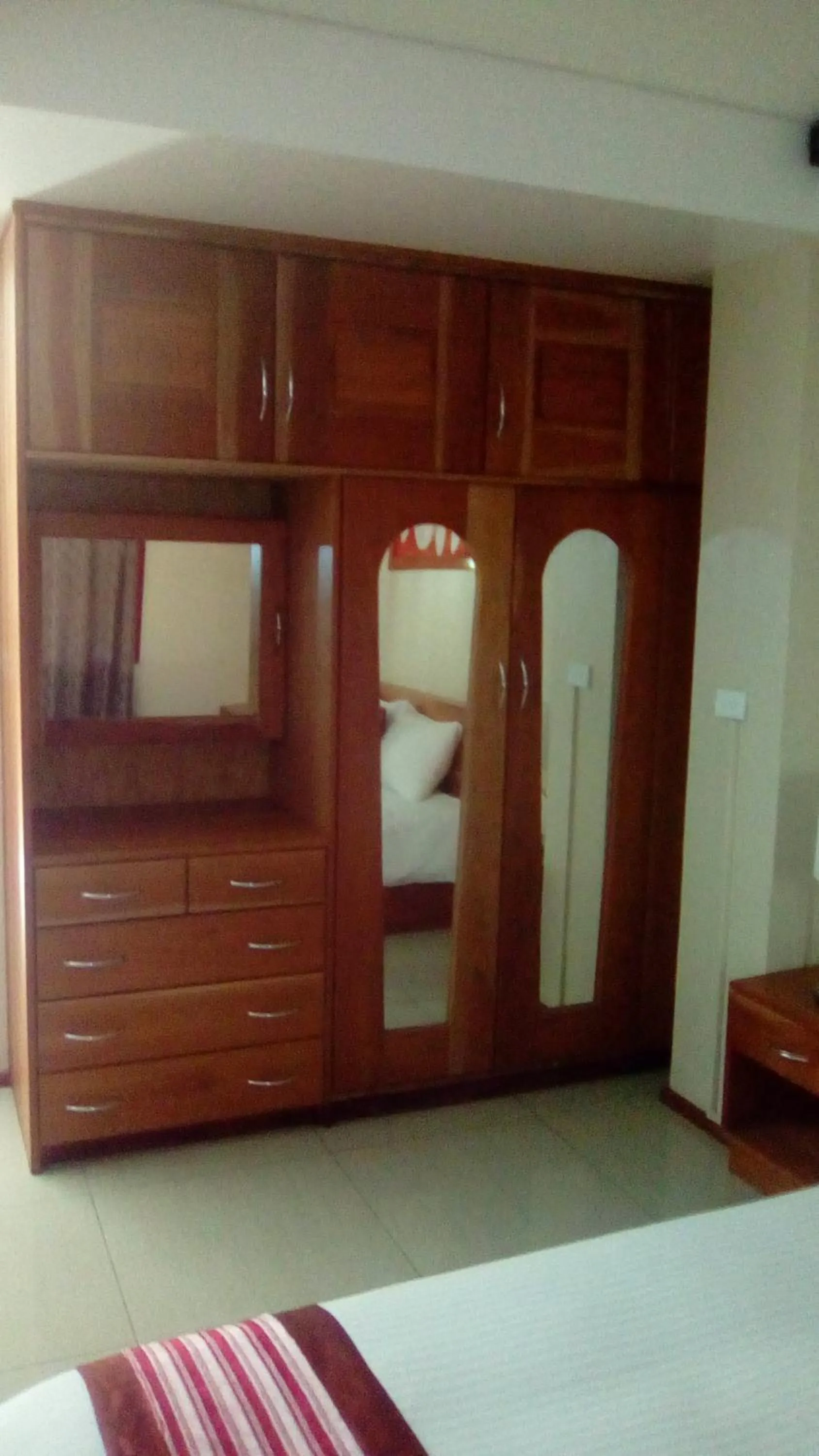 Bed in Al - Minhaj Service Apartments
