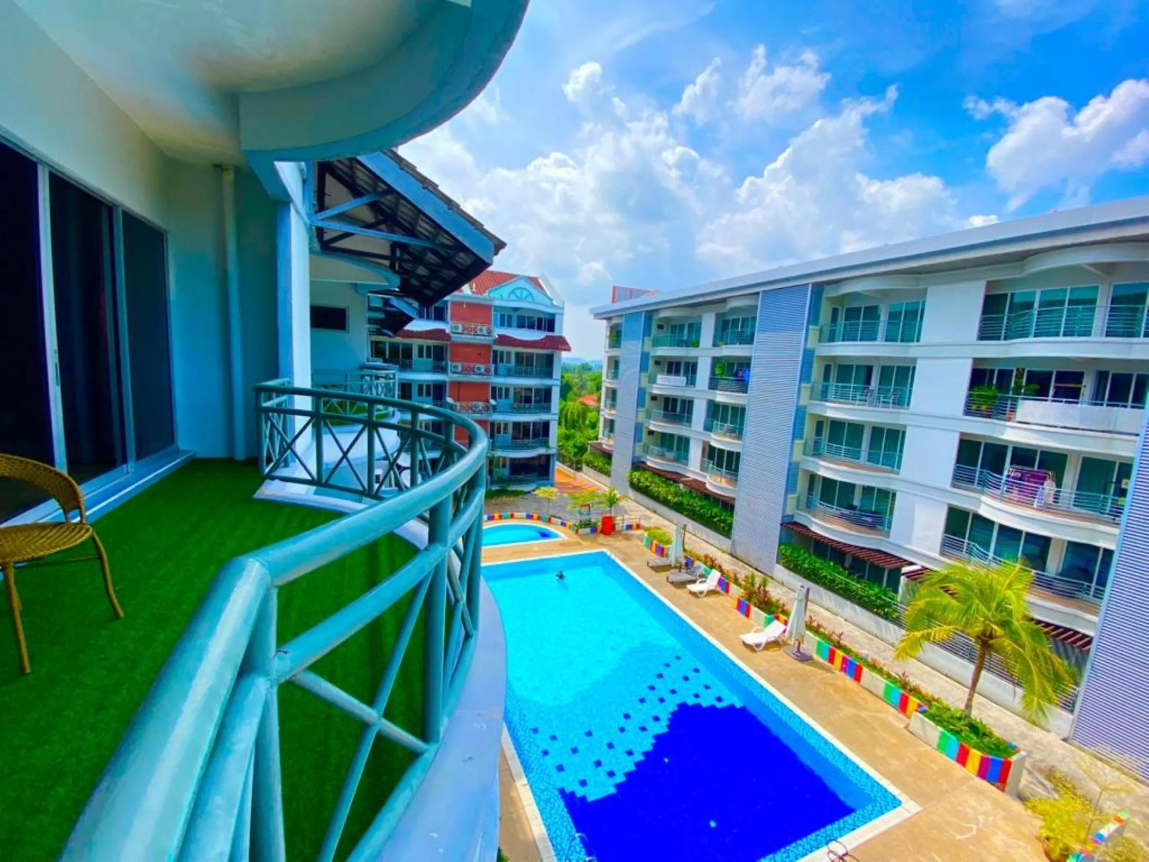 Balcony/Terrace in Perdana Serviced Apartment & Resorts