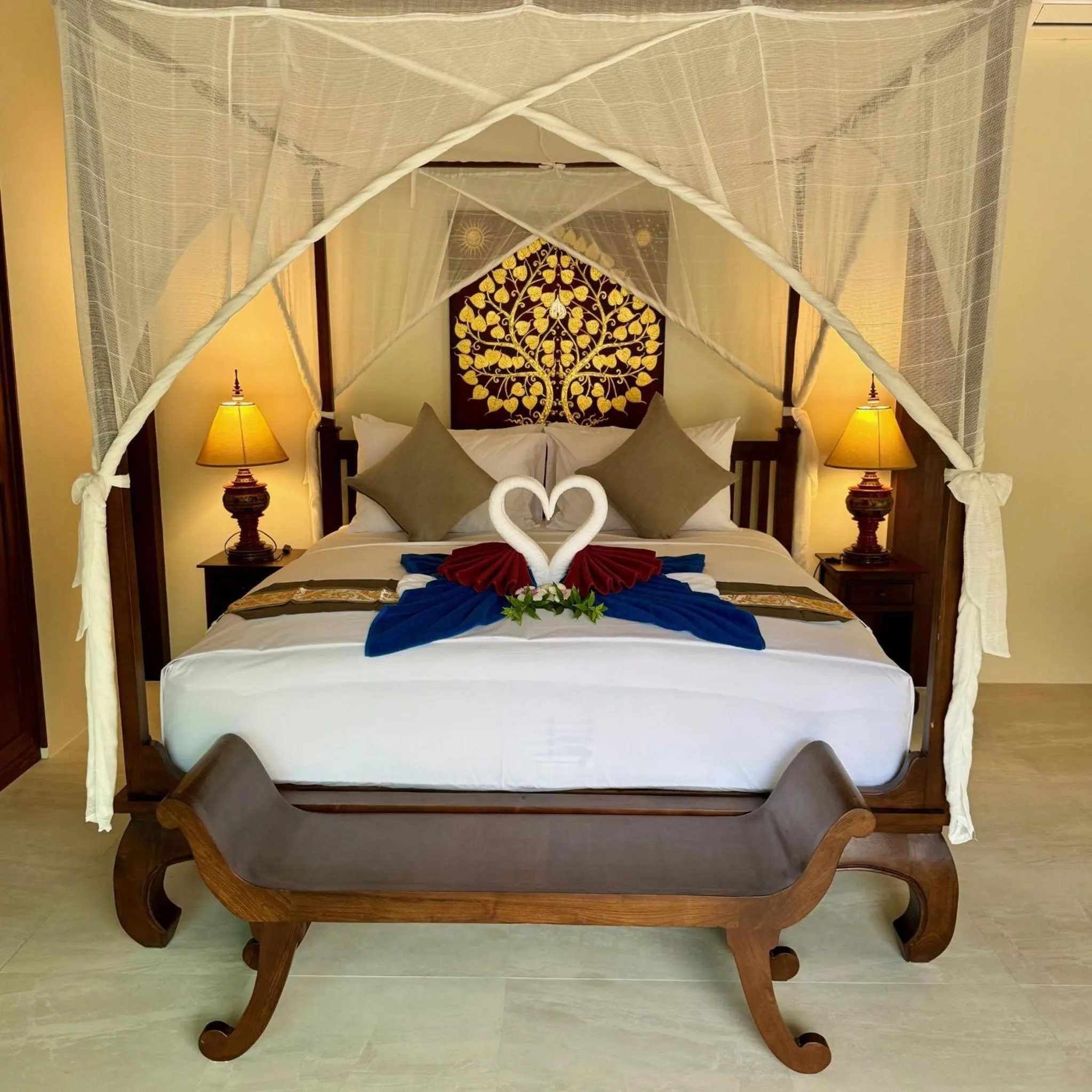 Bed in Koh Jum Beach Villas "A member of Secret Retreats"
