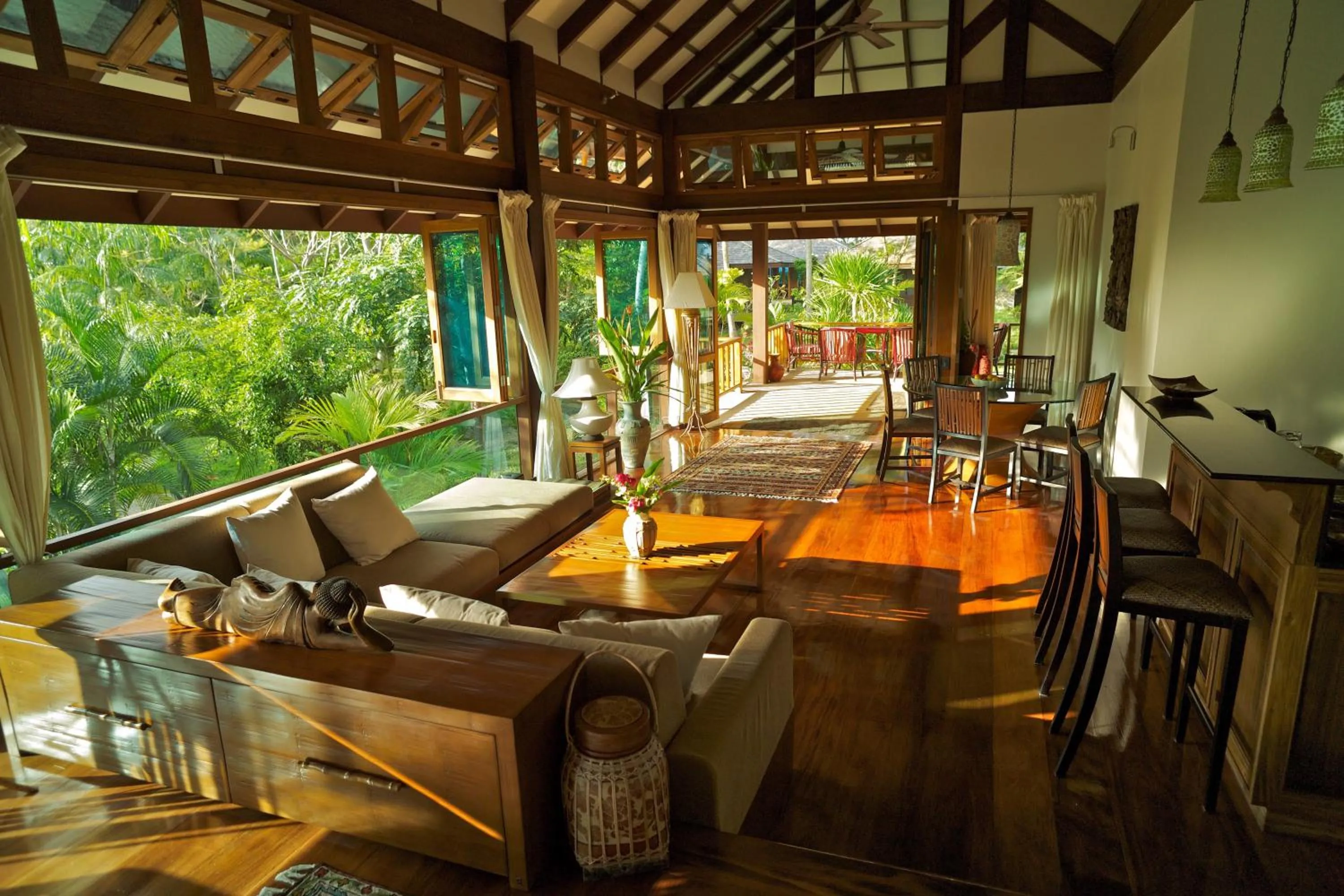 Living room in Koh Jum Beach Villas "A member of Secret Retreats"