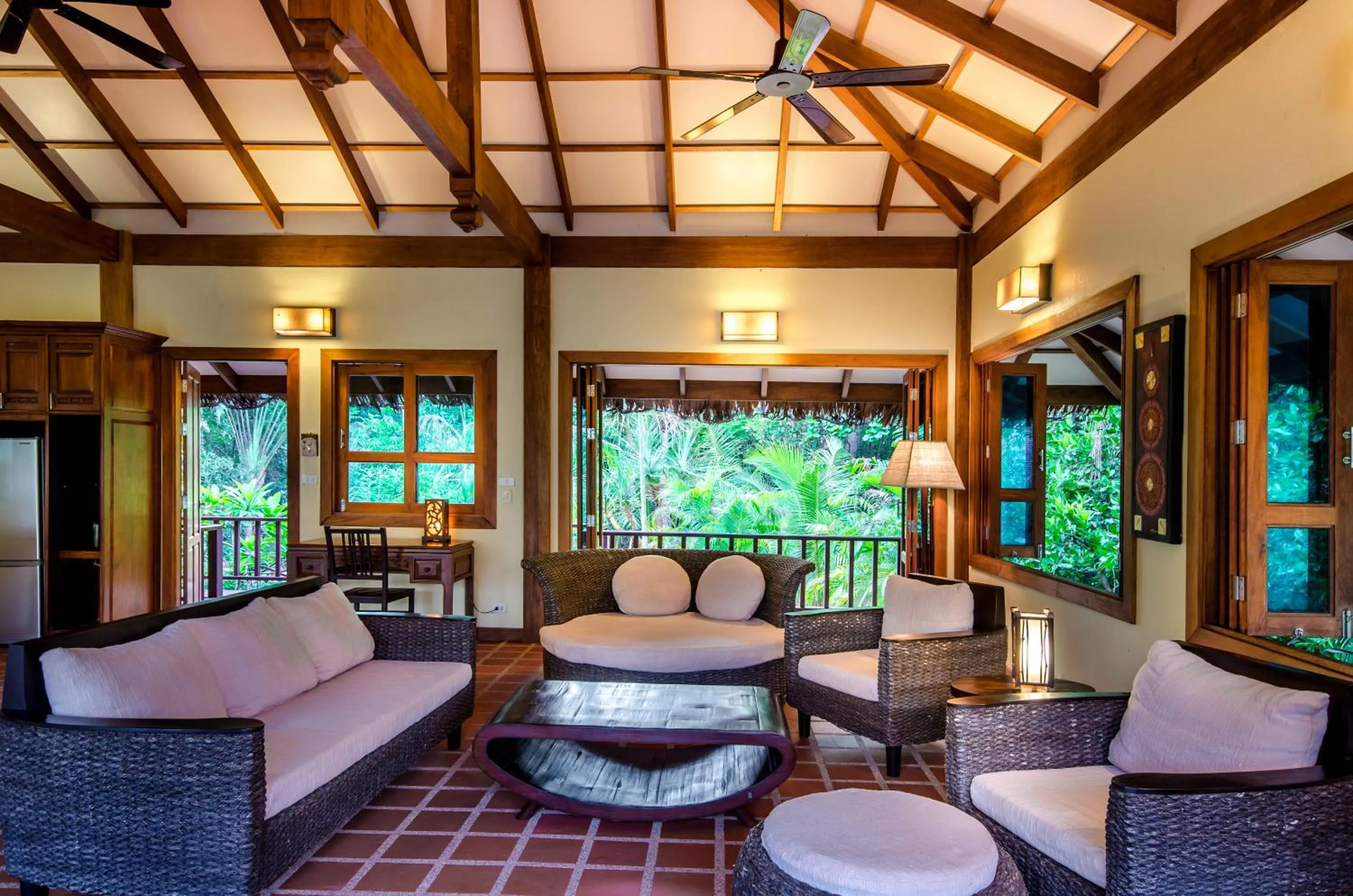 Living room in Koh Jum Beach Villas "A member of Secret Retreats"