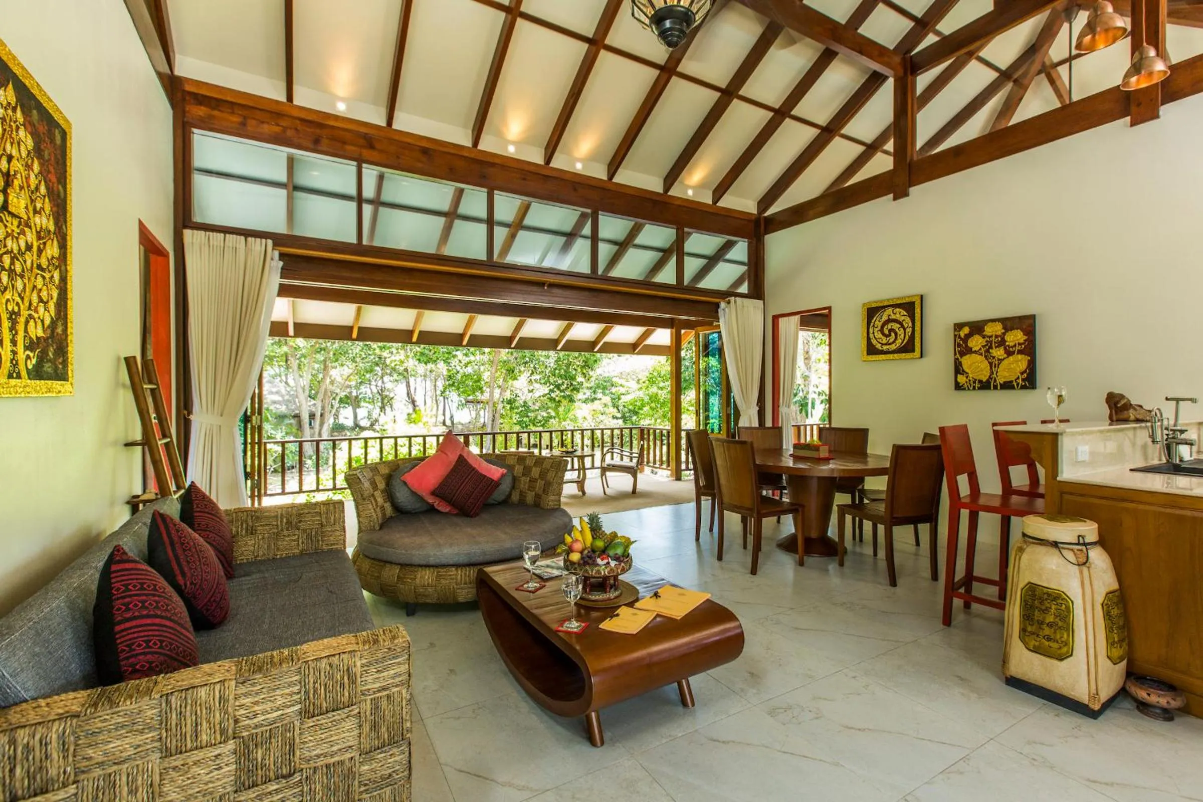 Living room in Koh Jum Beach Villas "A member of Secret Retreats"