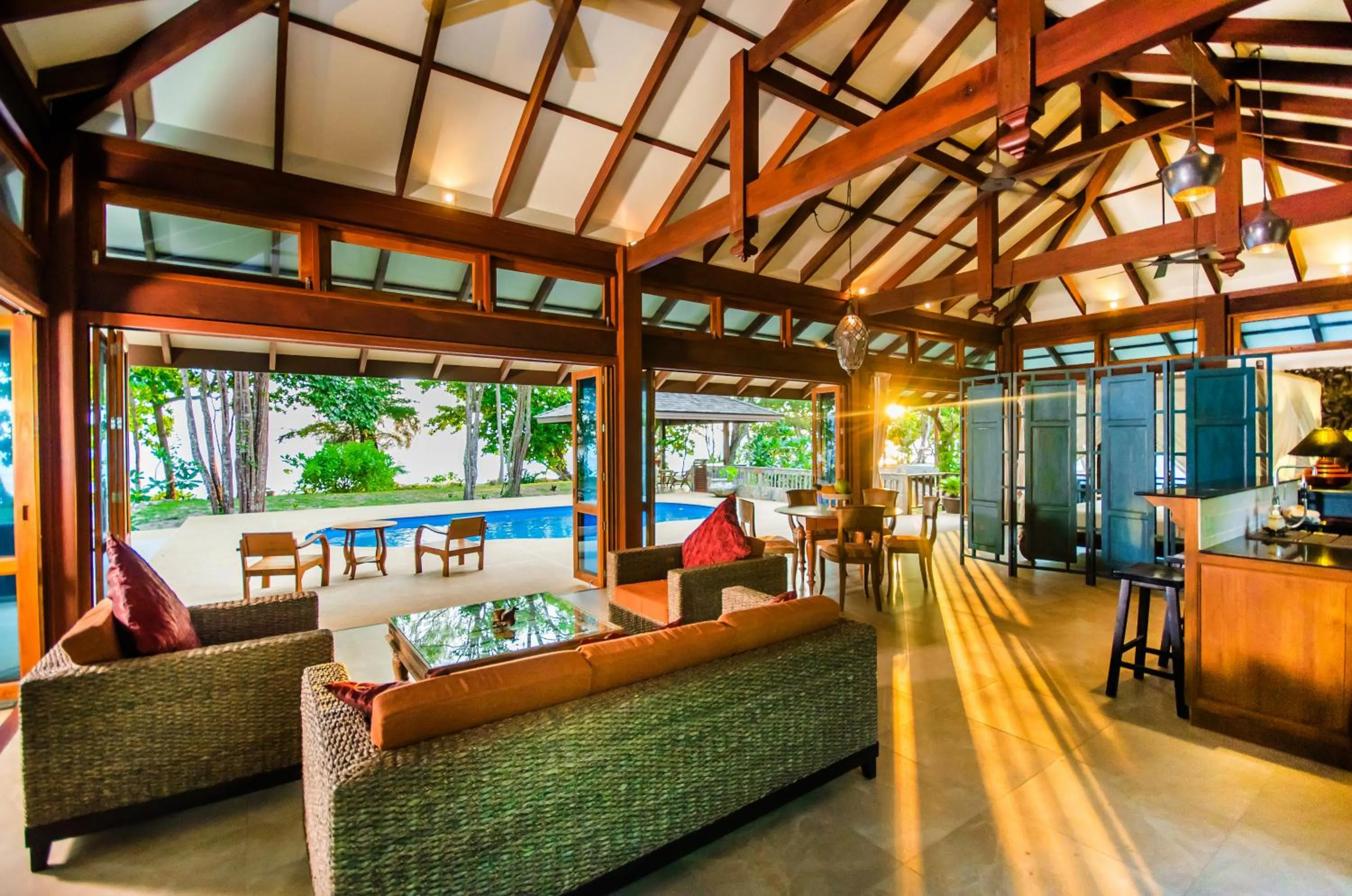 Living room in Koh Jum Beach Villas "A member of Secret Retreats"