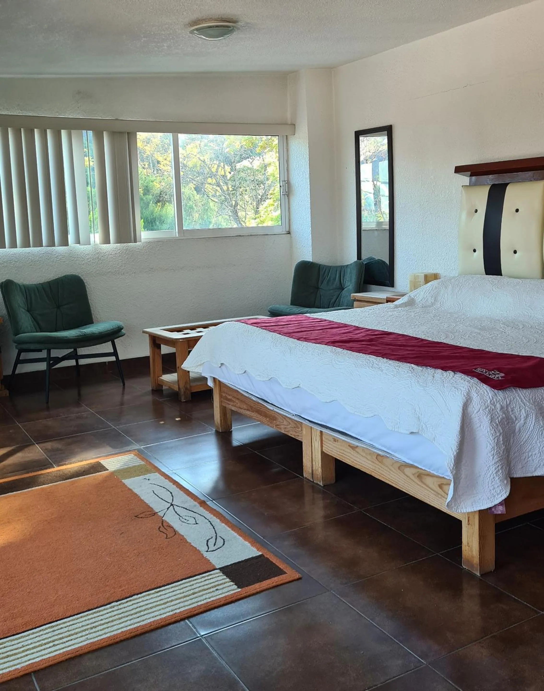 Bed in Hotel Leyenda del Tepozteco