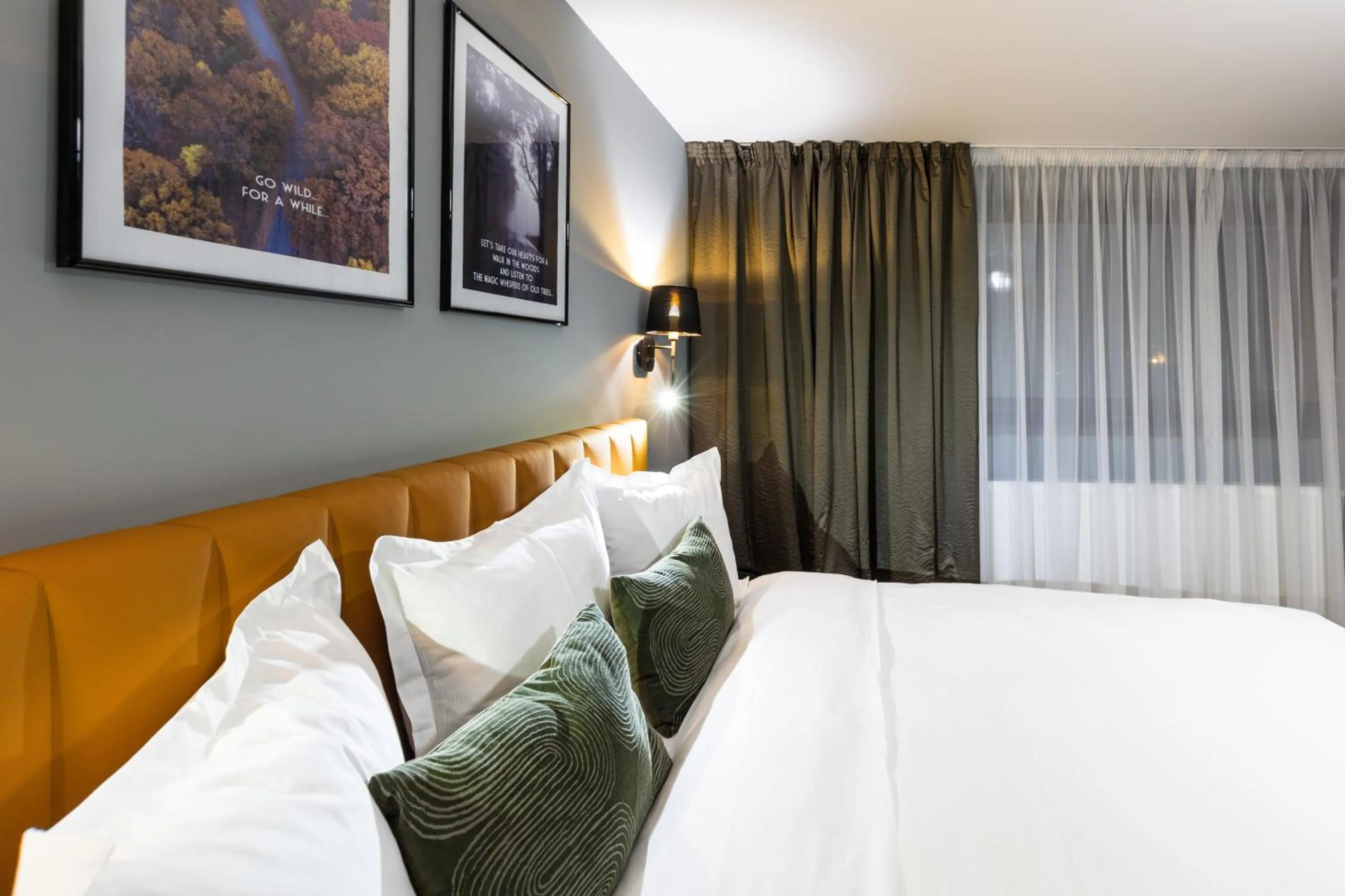 Decorative detail, Bed in UpperHouse Suites & More