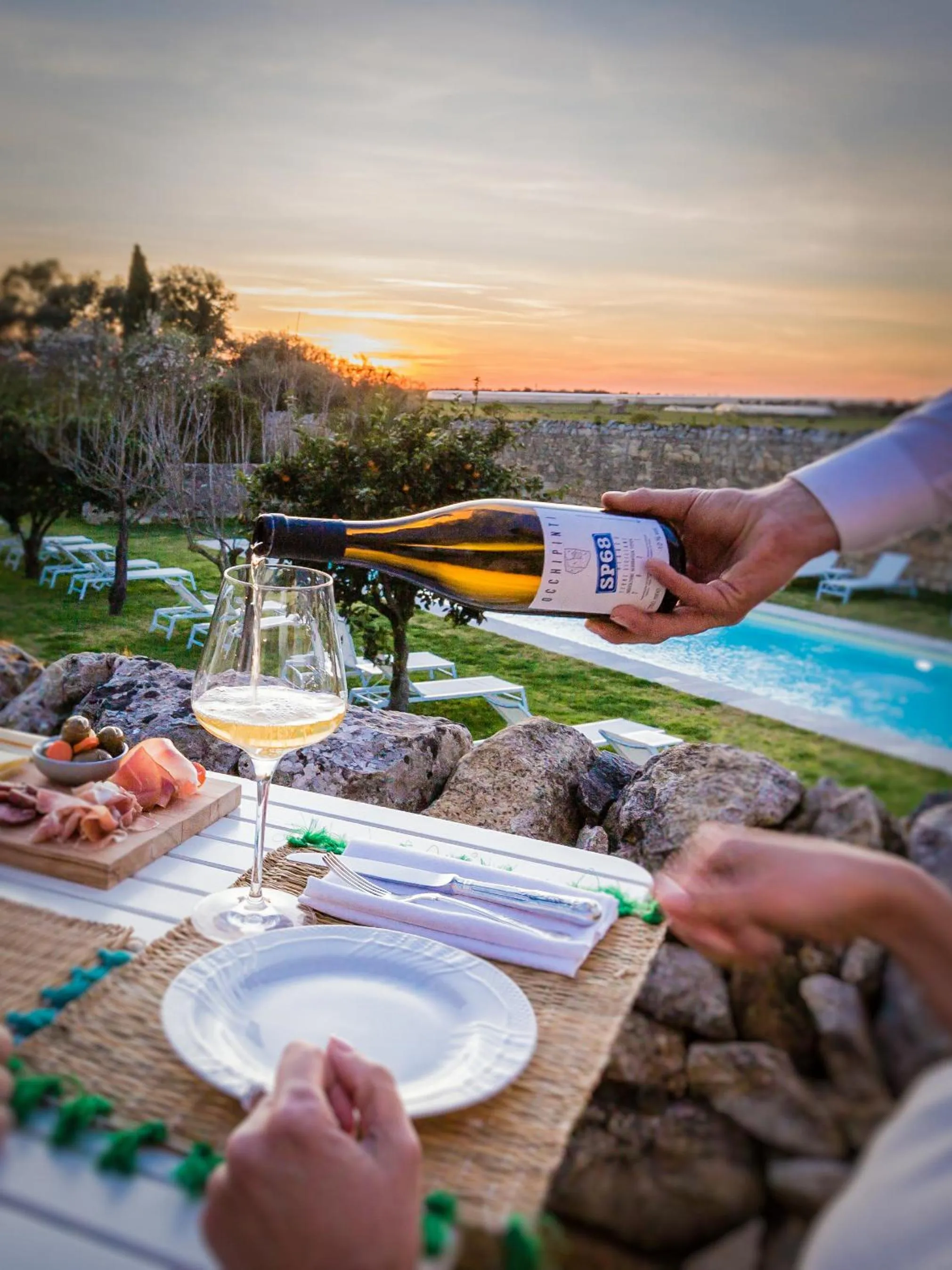 Natural landscape in Baglio Occhipinti