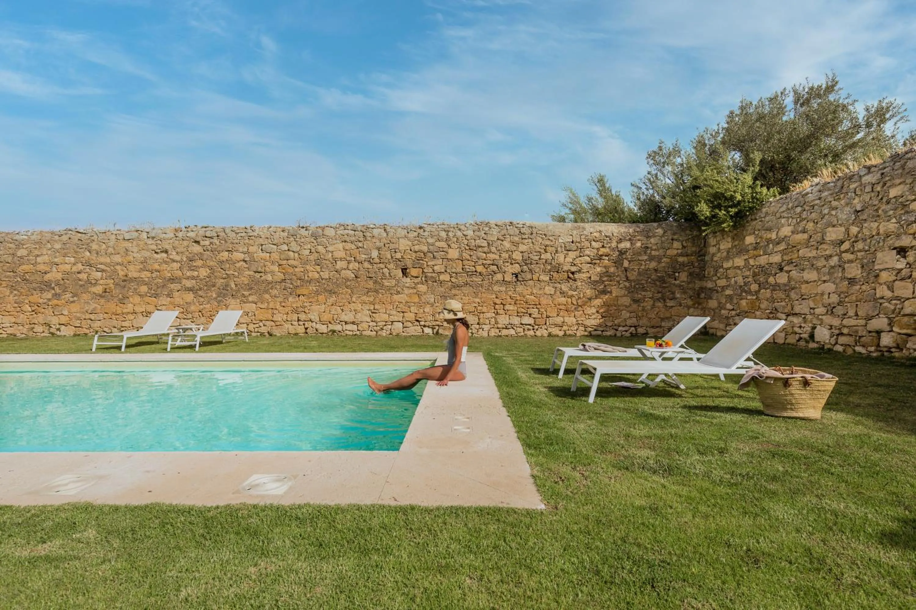 Swimming pool in Baglio Occhipinti