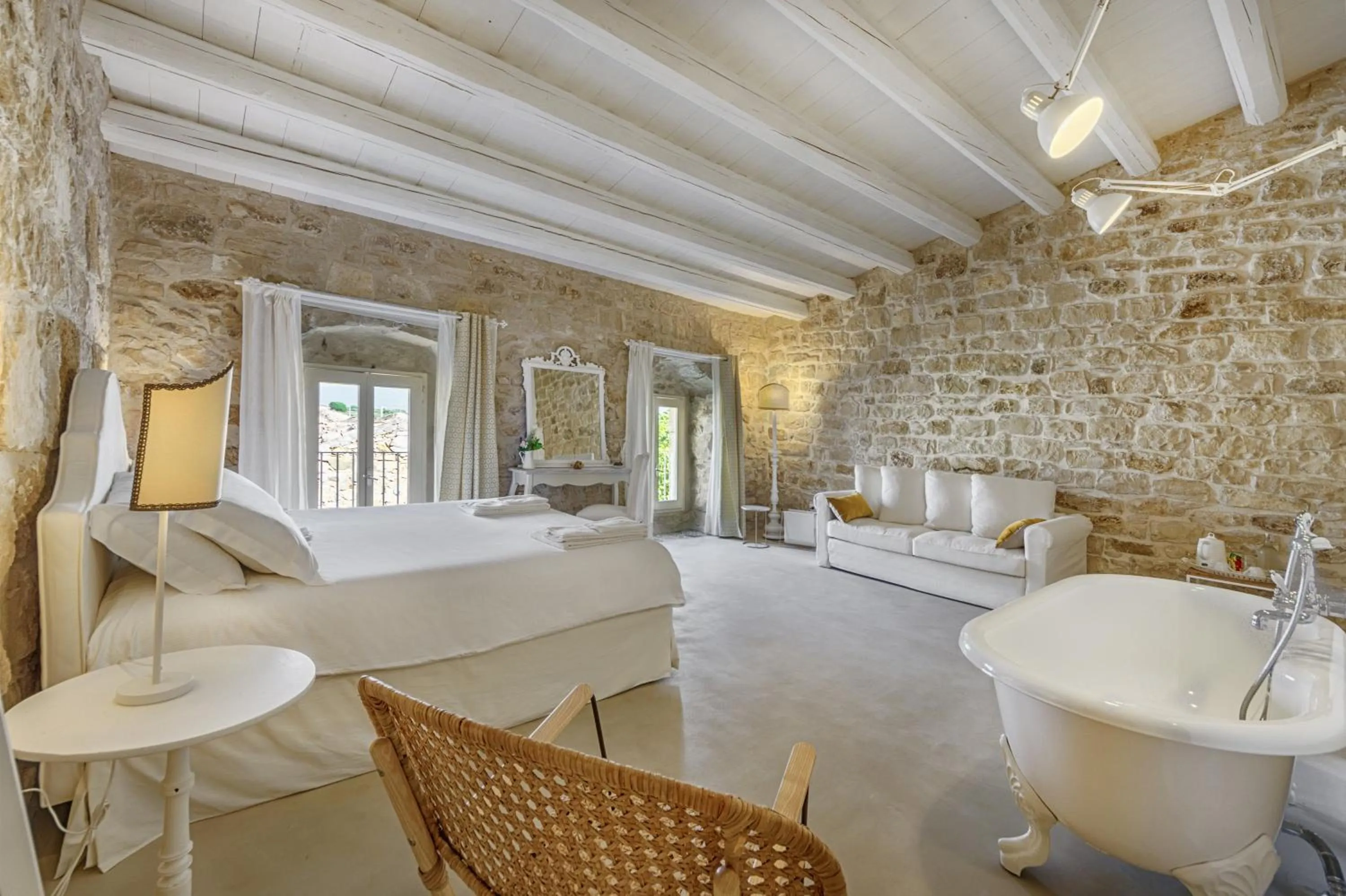 Bedroom in Baglio Occhipinti