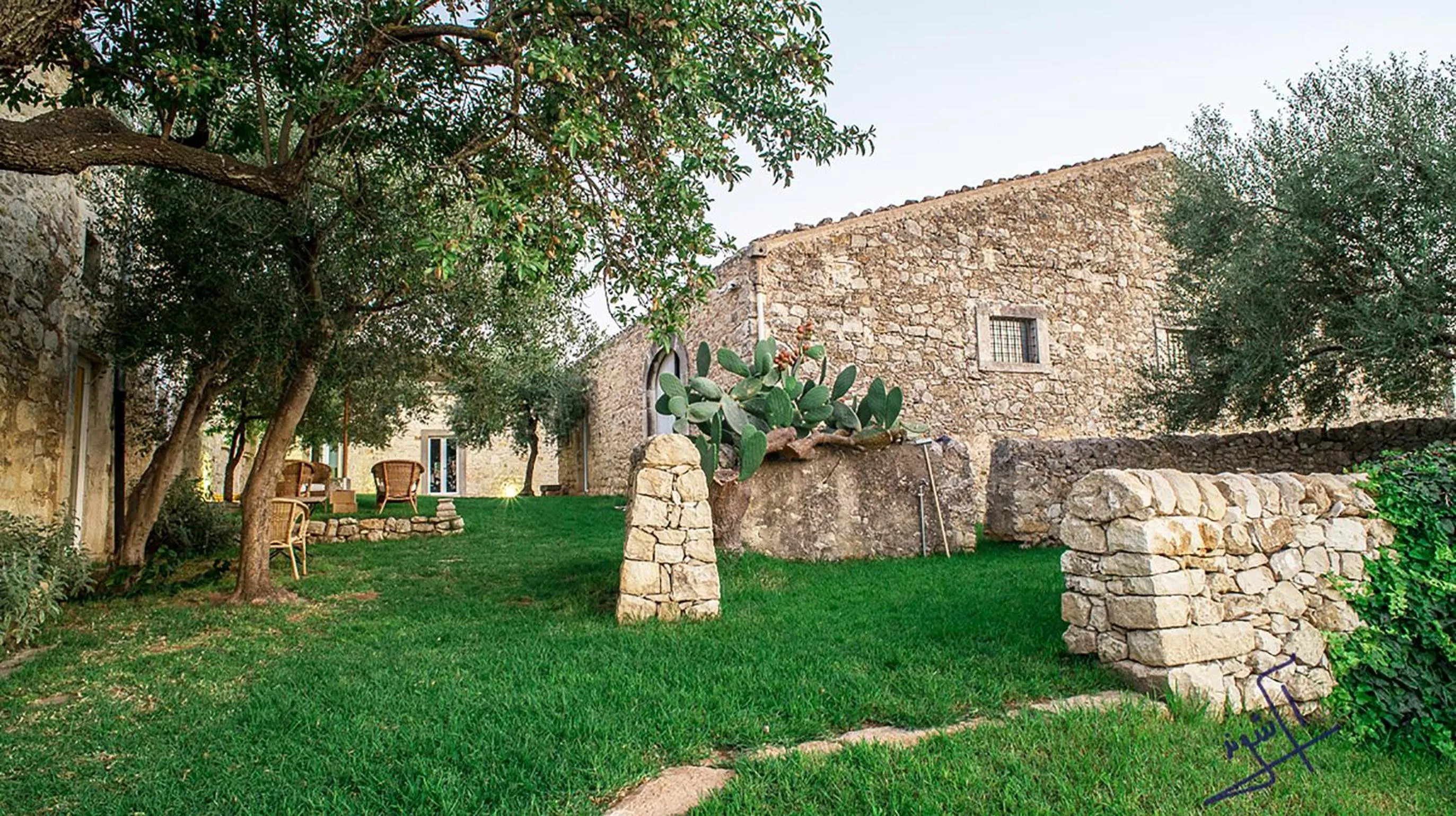 Facade/entrance in Baglio Occhipinti