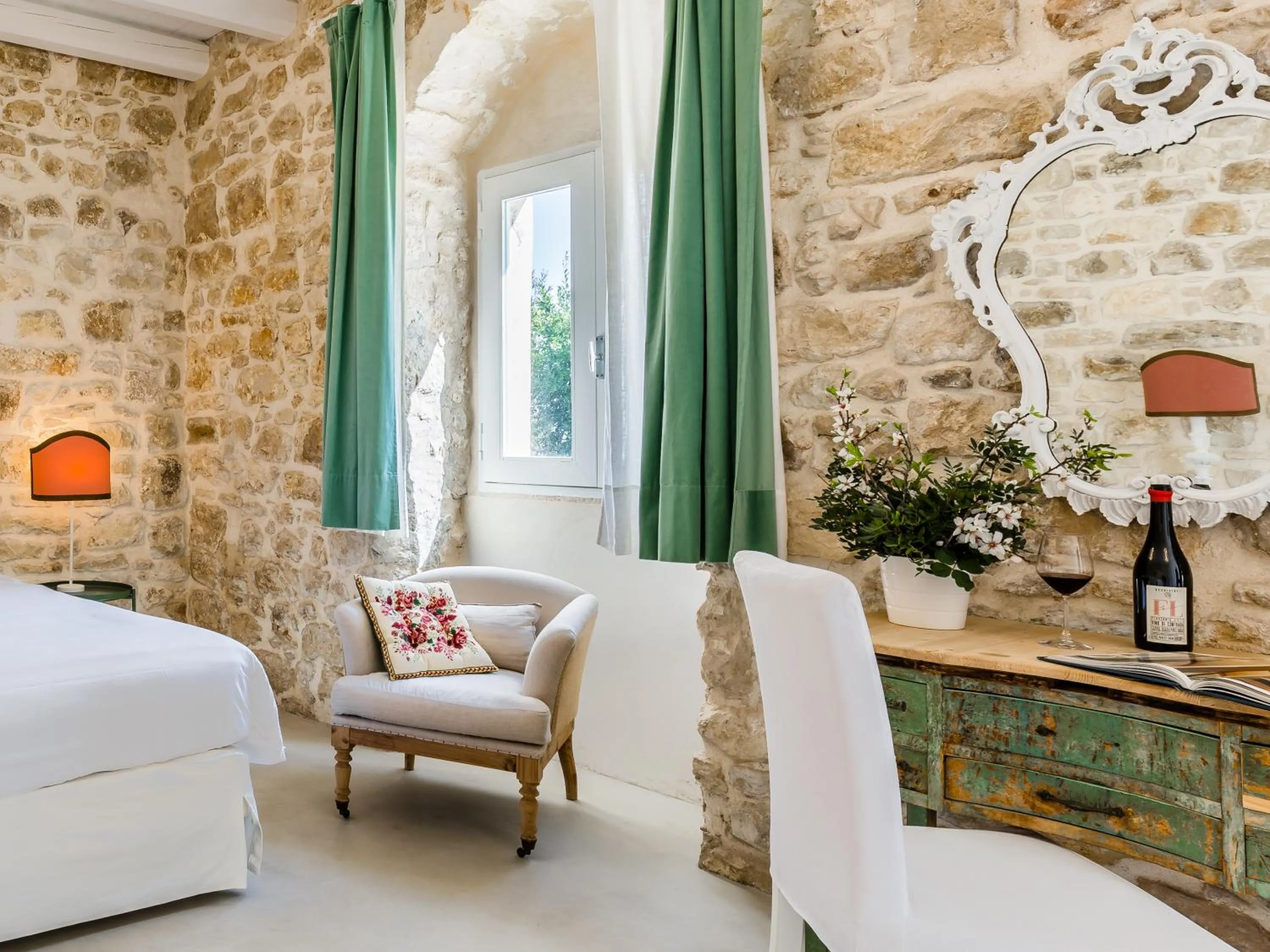 Bedroom in Baglio Occhipinti